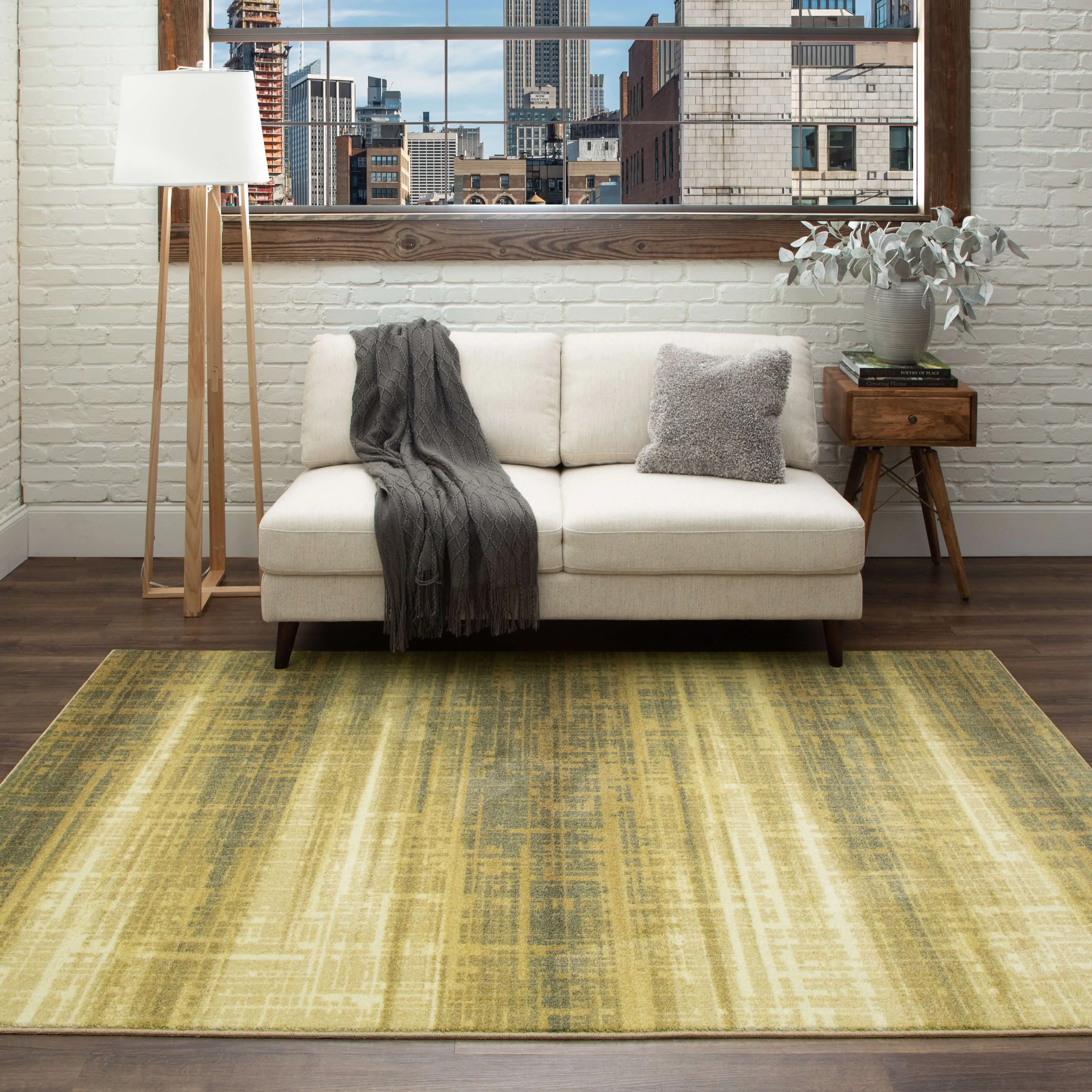 Mohawk Home Kaven Abstract Stripe Area Rug