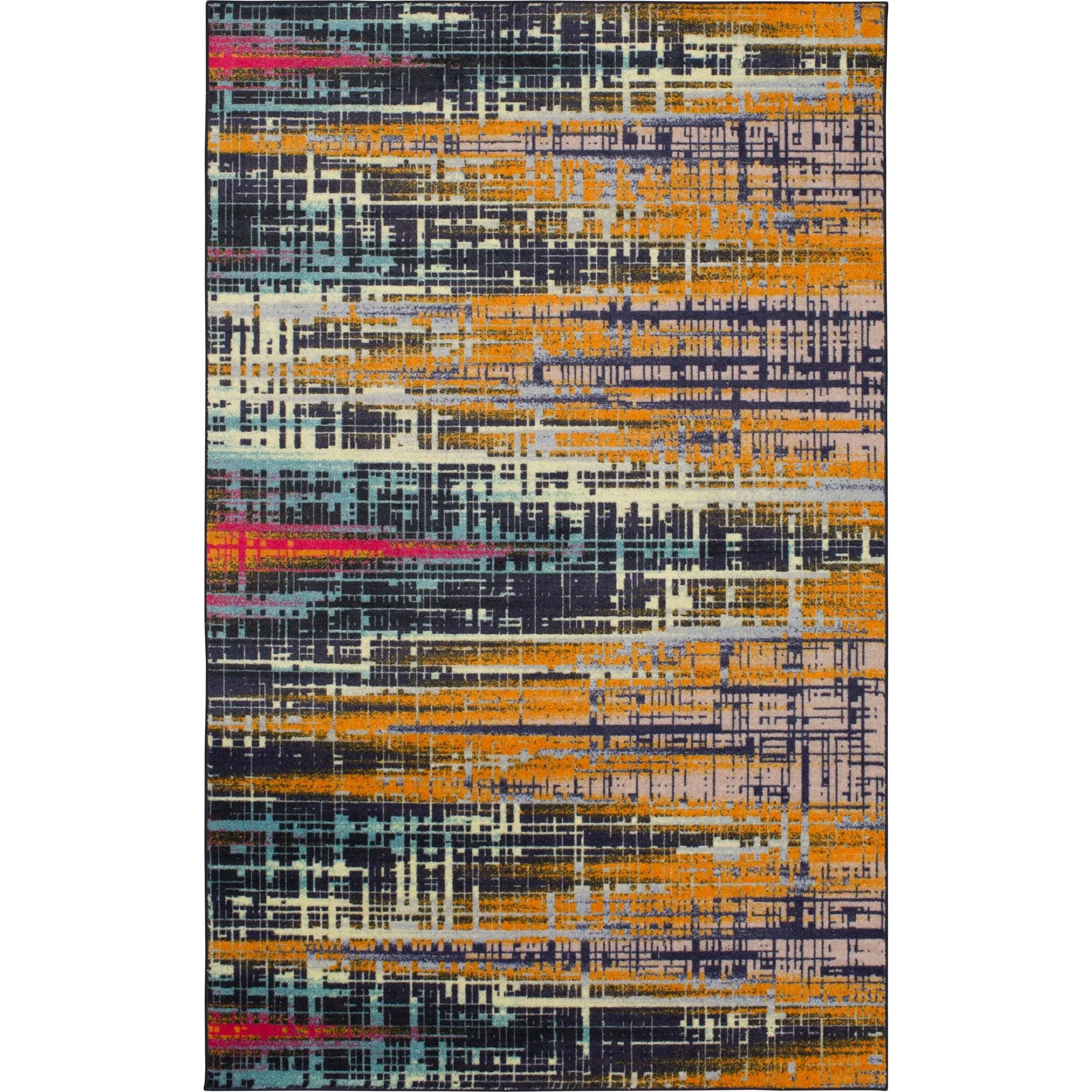 Mohawk Home Kaven Abstract Stripe Area Rug