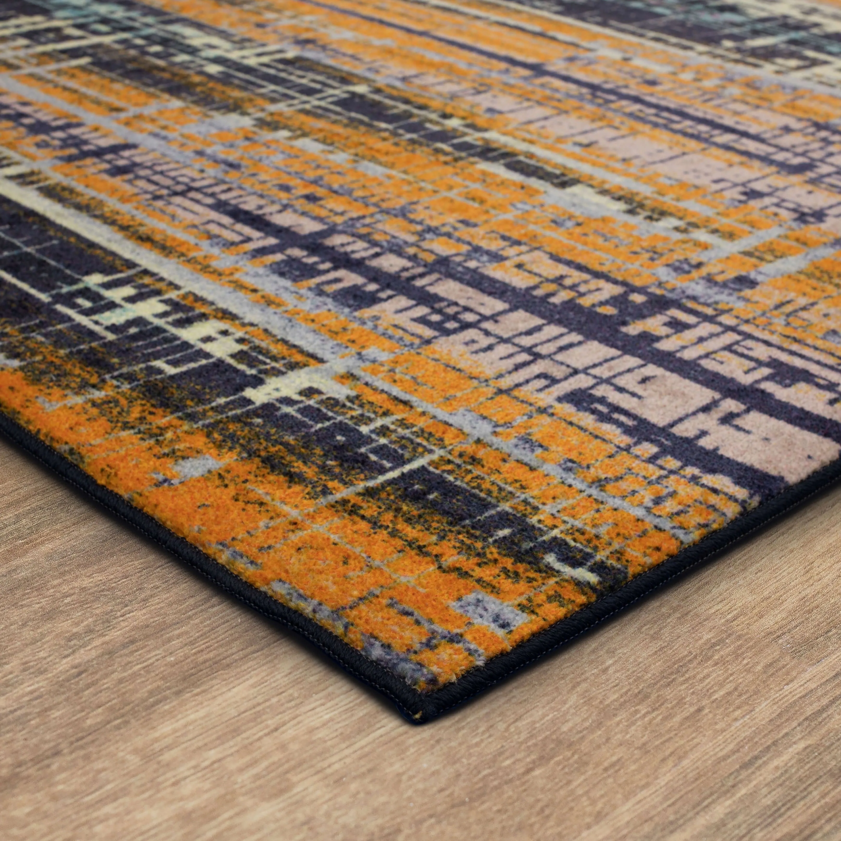 Mohawk Home Kaven Abstract Stripe Area Rug
