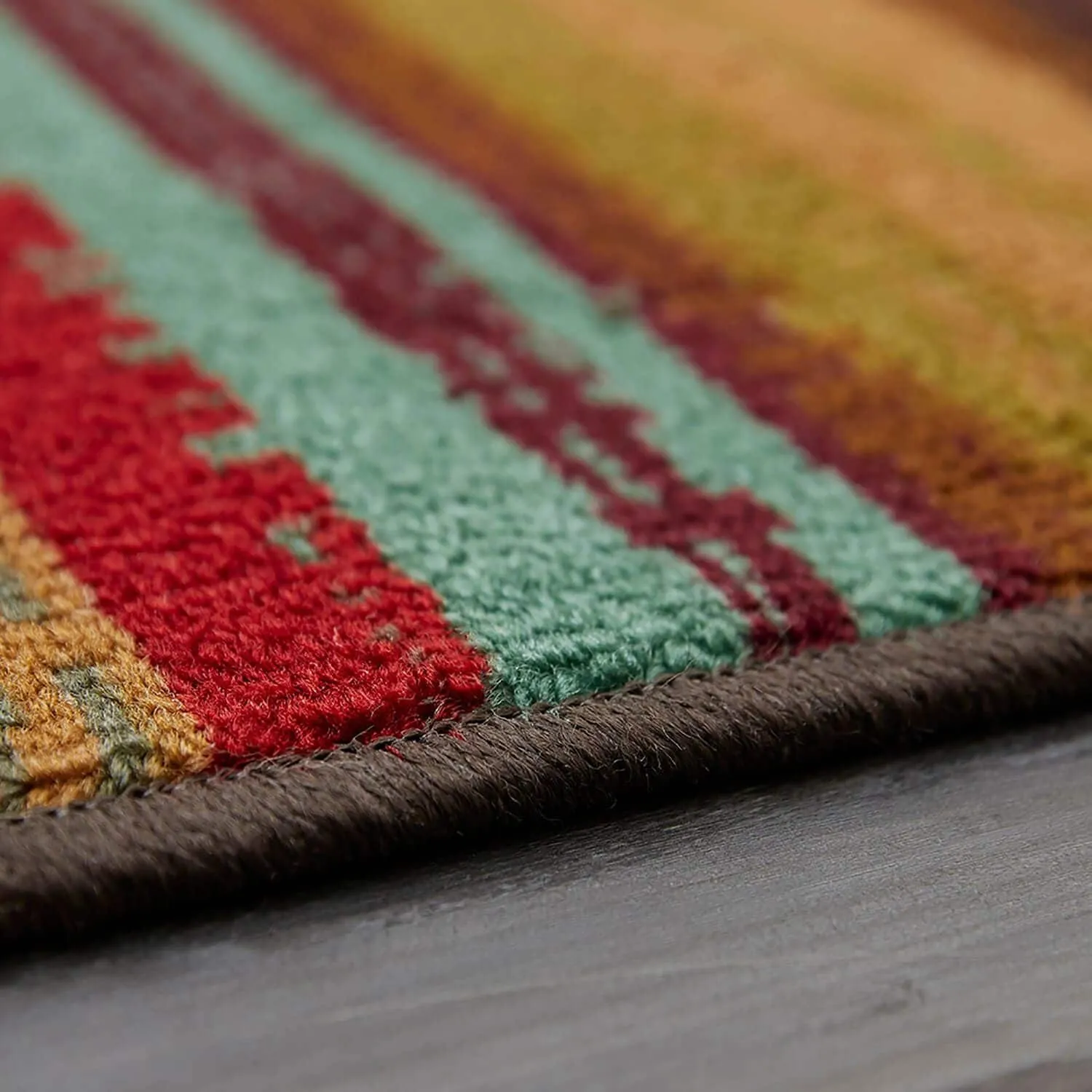 Mohawk Home New Wave Multicolor Boho Stripe Area Rug
