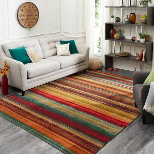 Mohawk Home New Wave Multicolor Boho Stripe Area Rug