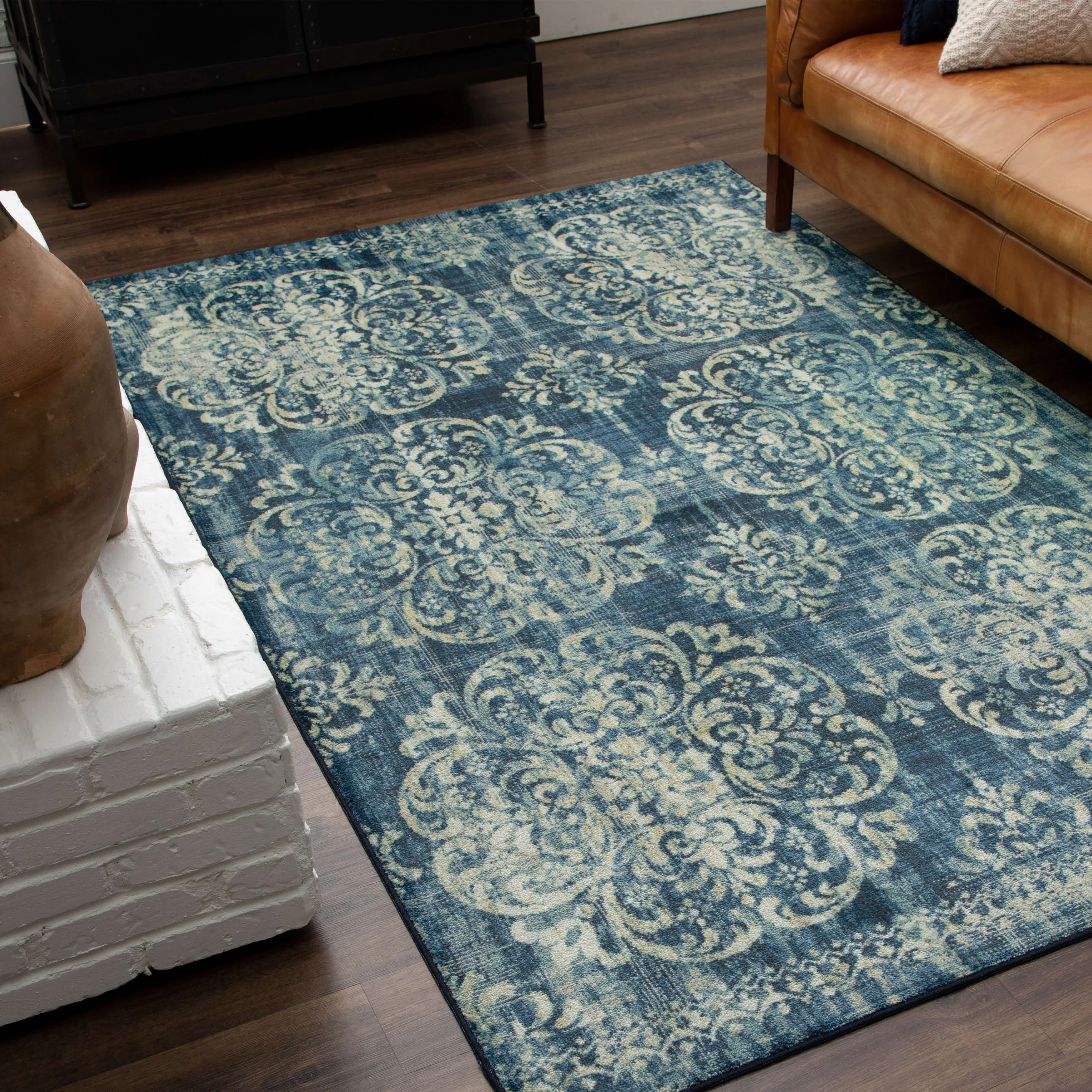 Mohawk Home Portgate Distressed Boho Medallion Area Rug