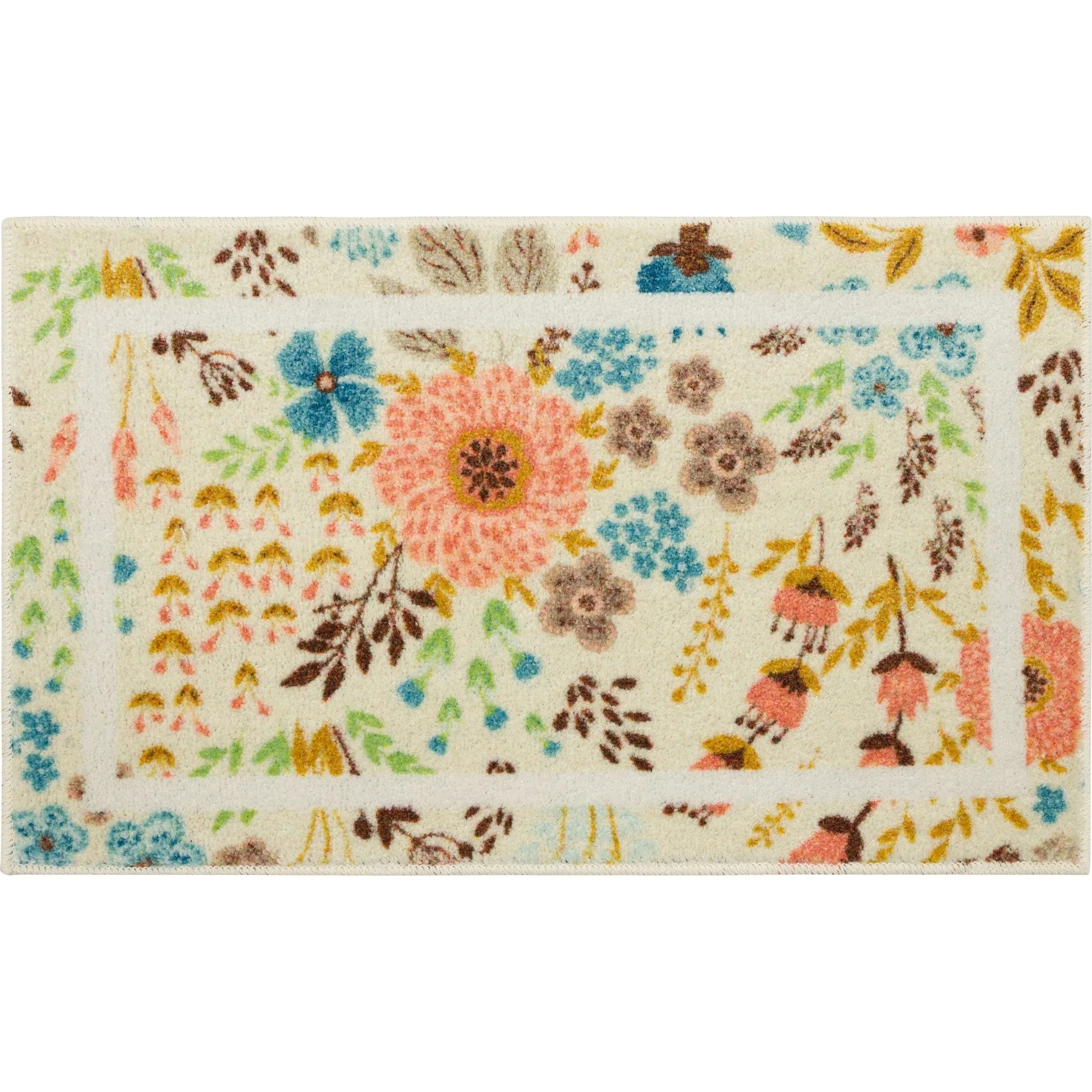 Mohawk Home Summer Floral Kitchen Mat Scatter Kitchen Mat
