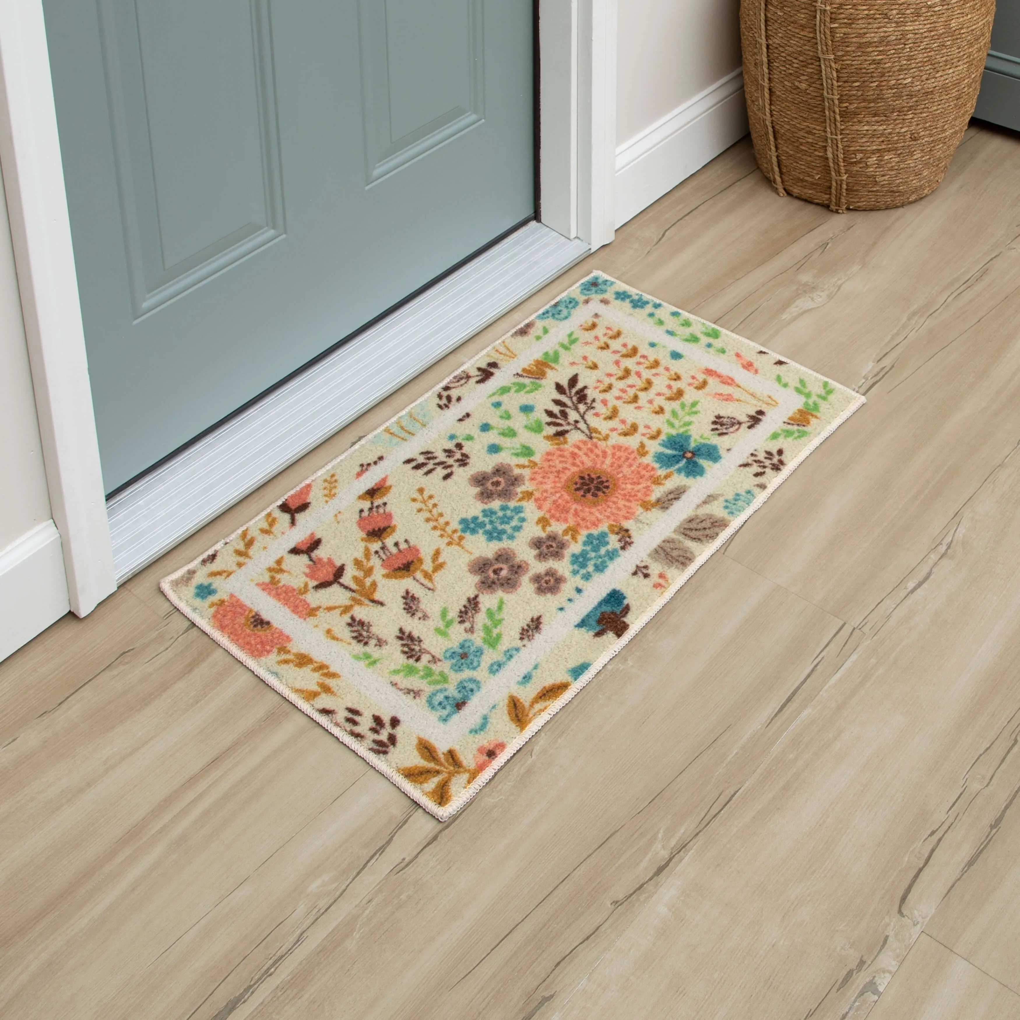 Mohawk Home Summer Floral Kitchen Mat Scatter Kitchen Mat