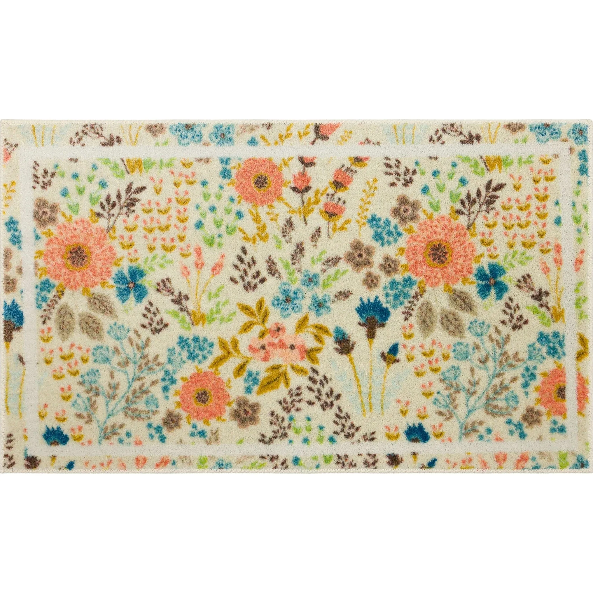 Mohawk Home Summer Floral Kitchen Mat Scatter Kitchen Mat