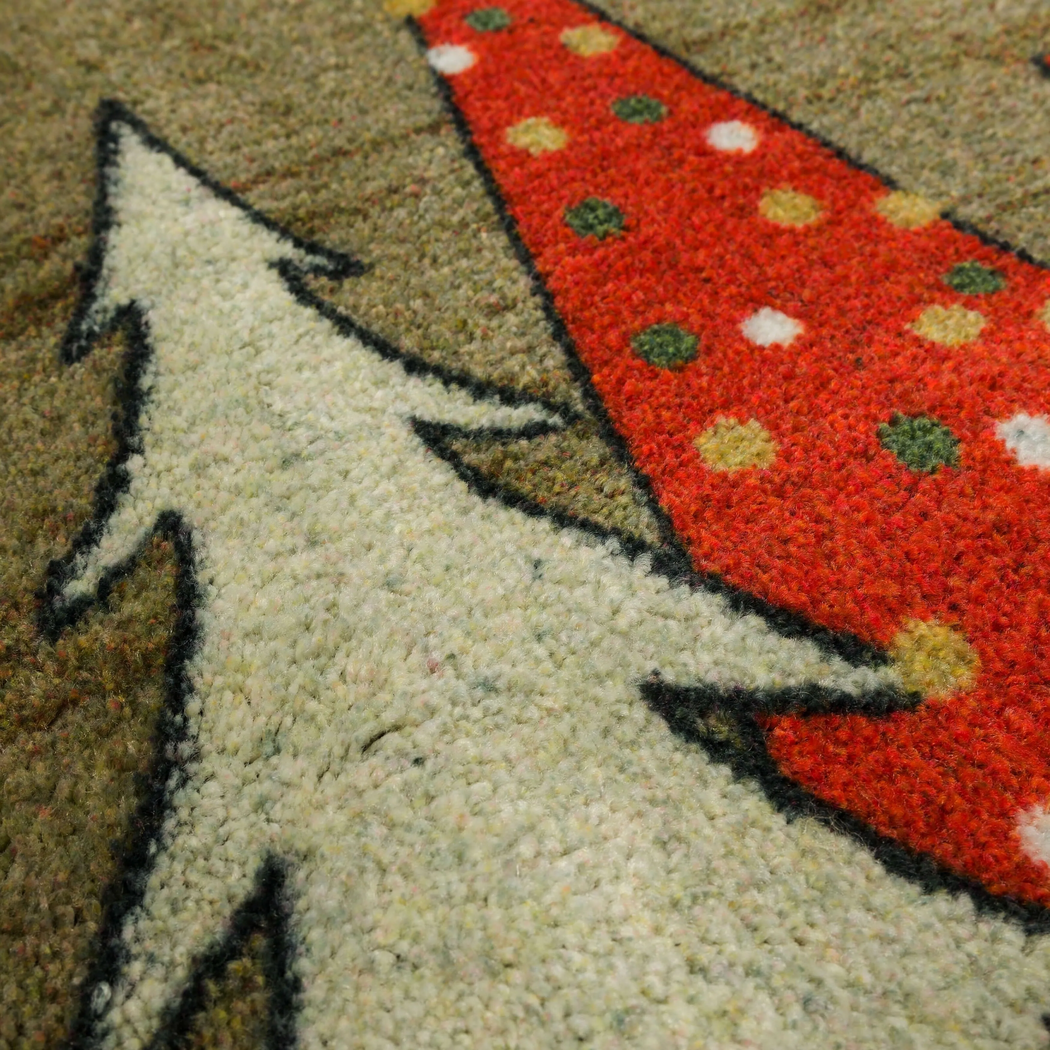 Mohawk Home Wooden Holiday Trees Multi Kitchen Mat