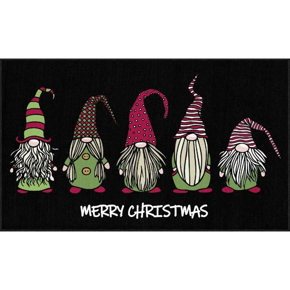 Mohawk Prismatic Christmas Gnomes Kitchen Mat