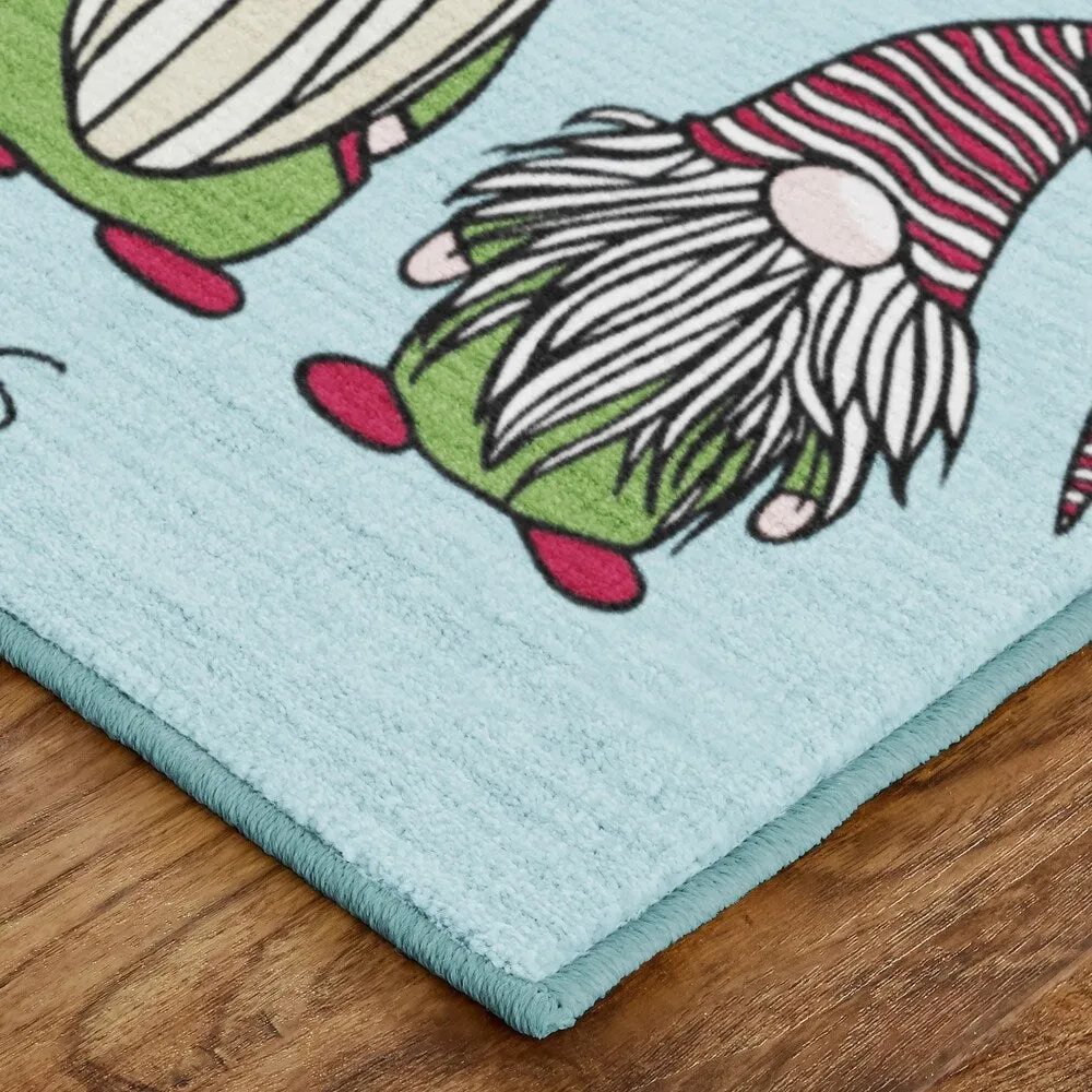 Mohawk Prismatic Christmas Gnomes Kitchen Mat