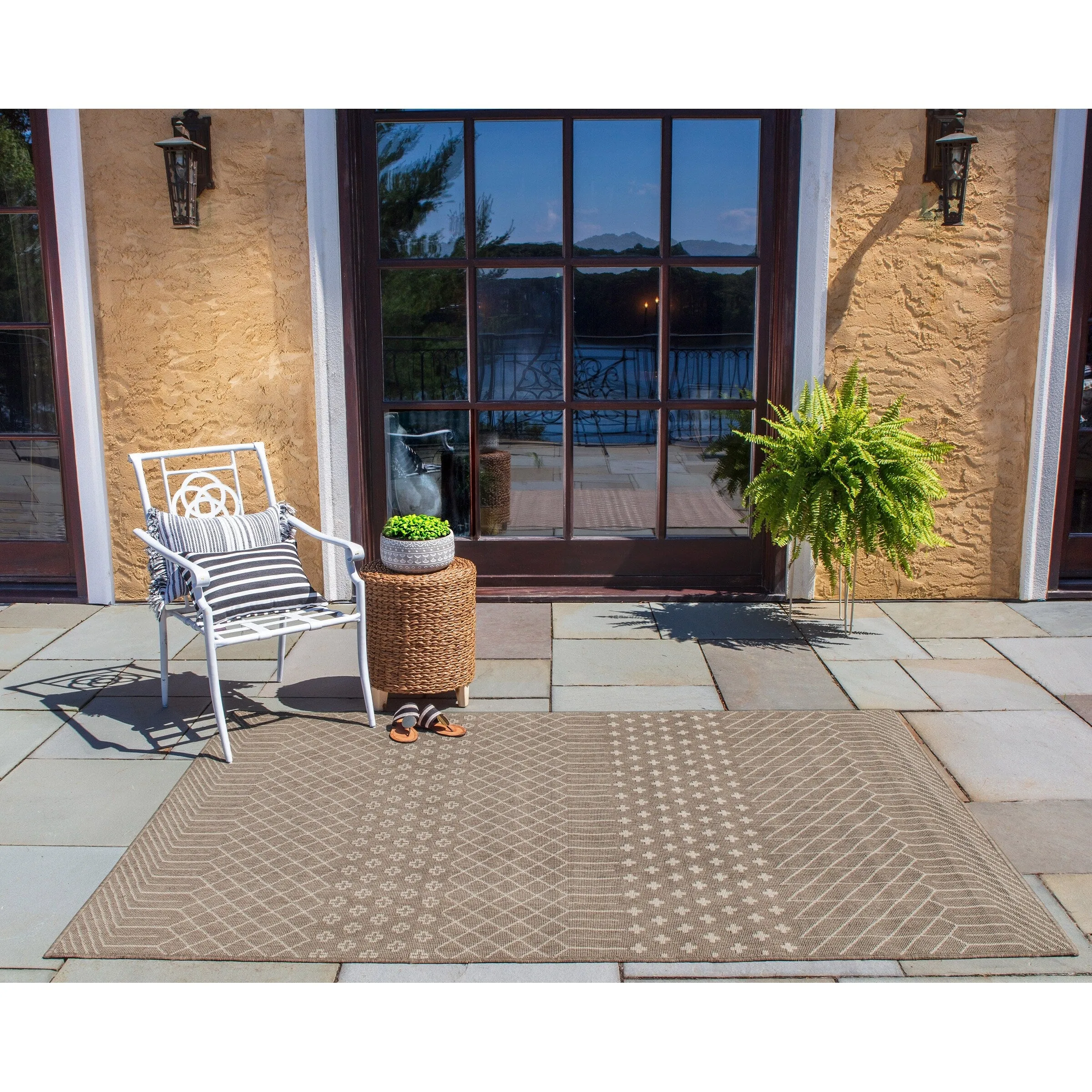 Momeni Baja Minimalist Indoor Outdoor Area Rug