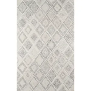 Momeni Cortland Hand Tufted Wool Contemporary Geometric Area Rug