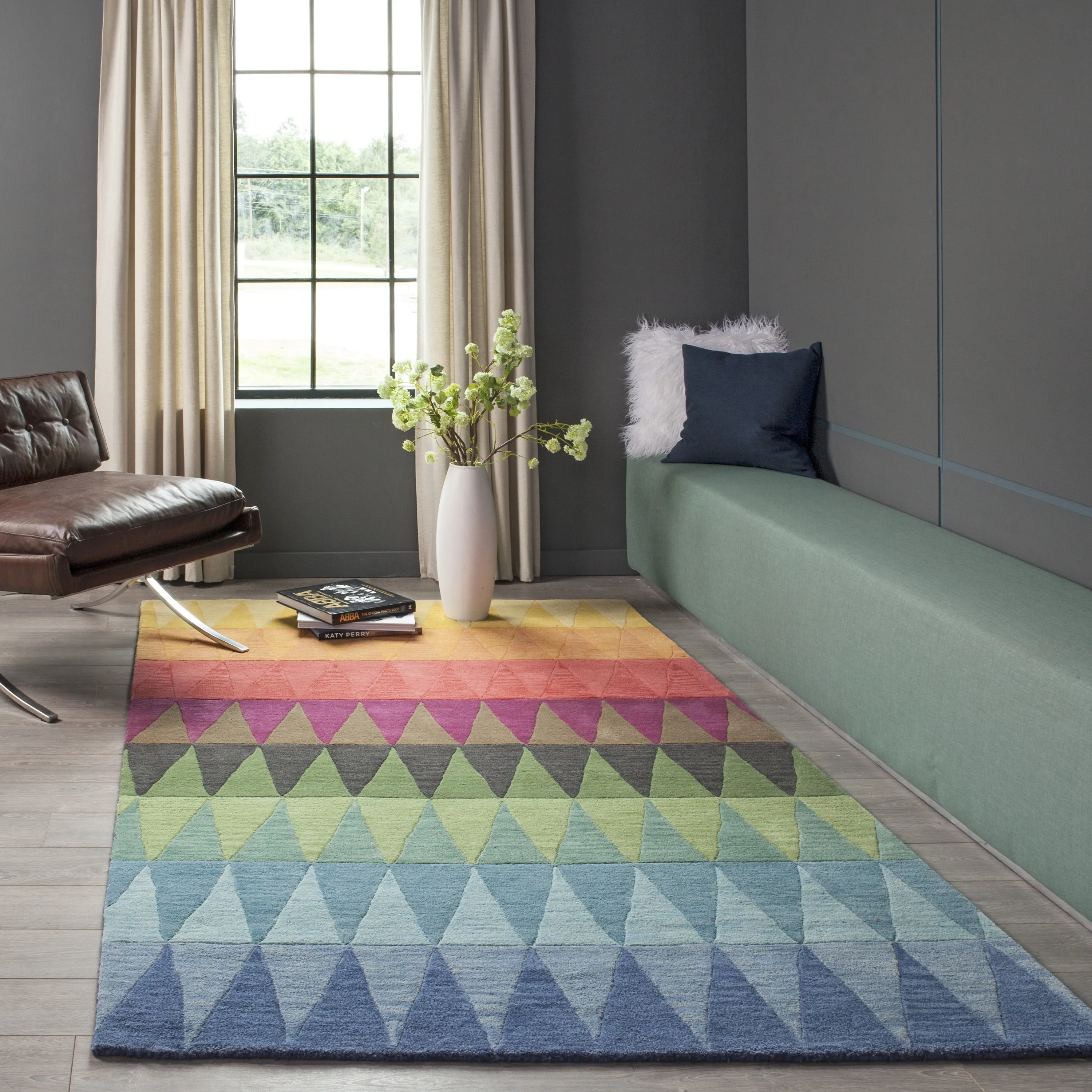 Momeni Delhi Hand-tufted Wool Geometric Area Rug