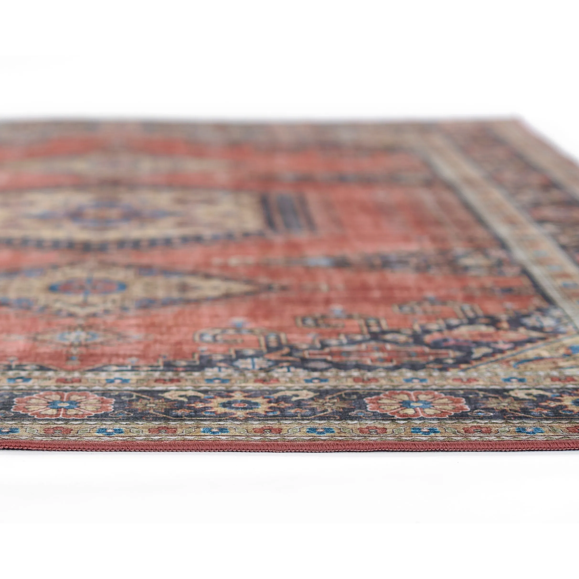 Momeni Karachi Traditional Area Rug with Non-Skid Backing