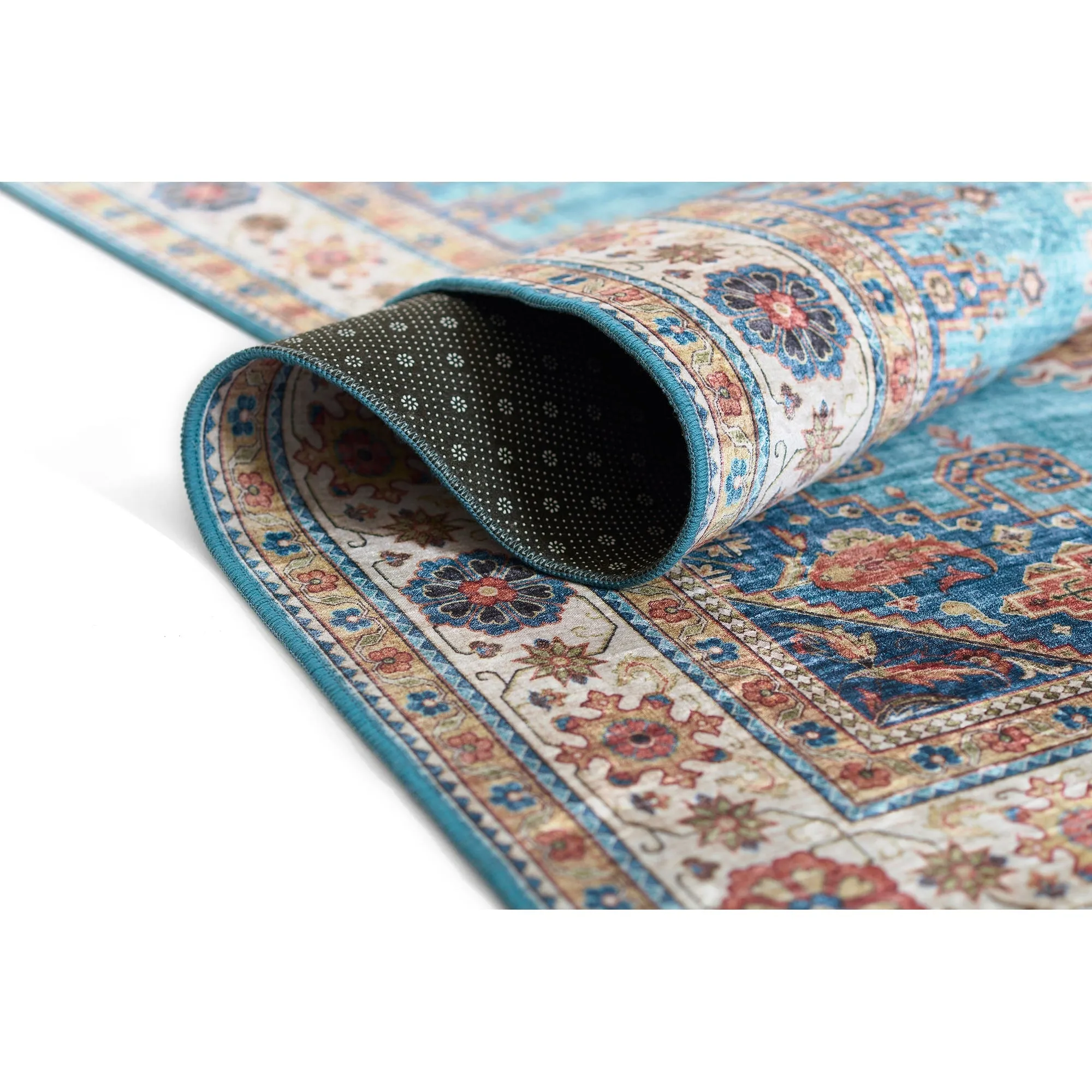Momeni Karachi Traditional Area Rug with Non-Skid Backing