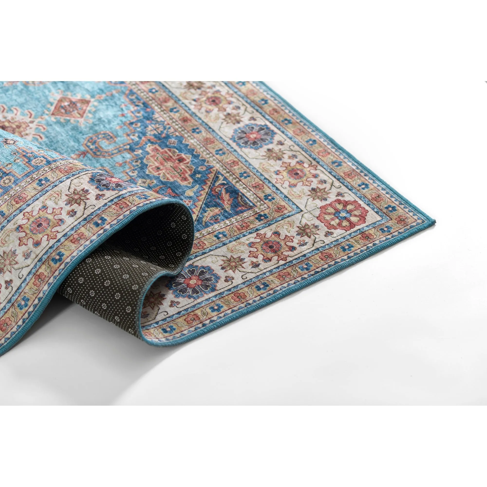 Momeni Karachi Traditional Area Rug with Non-Skid Backing