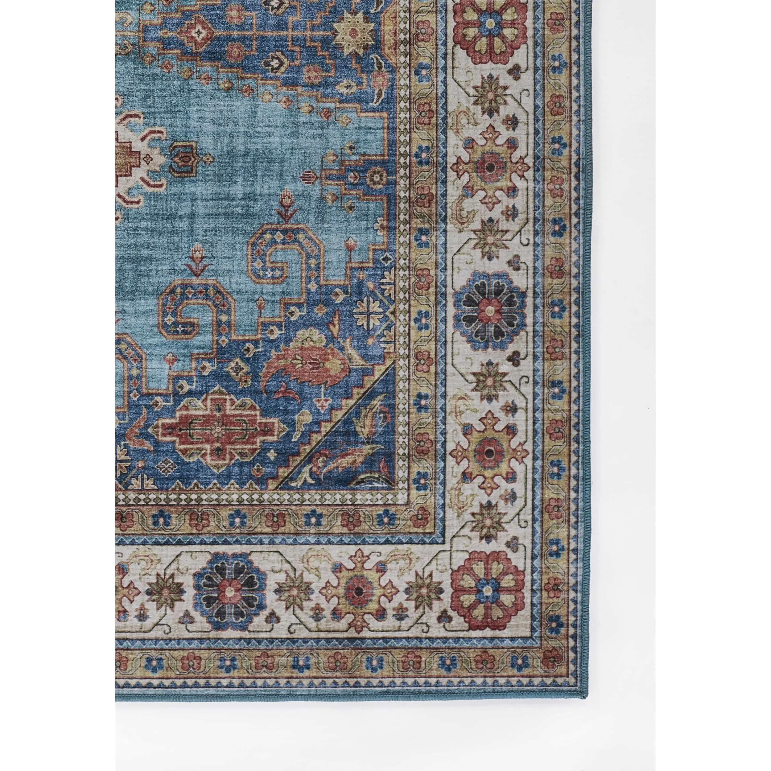 Momeni Karachi Traditional Area Rug with Non-Skid Backing