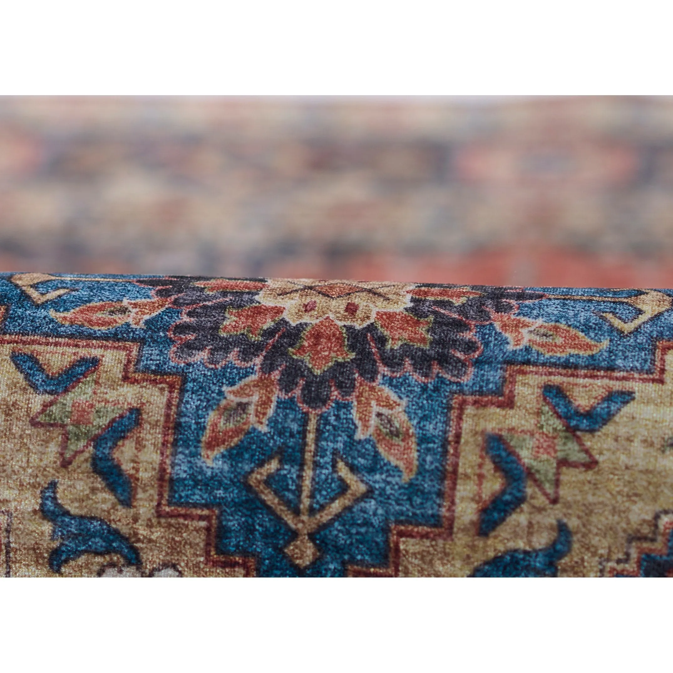 Momeni Karachi Traditional Area Rug with Non-Skid Backing