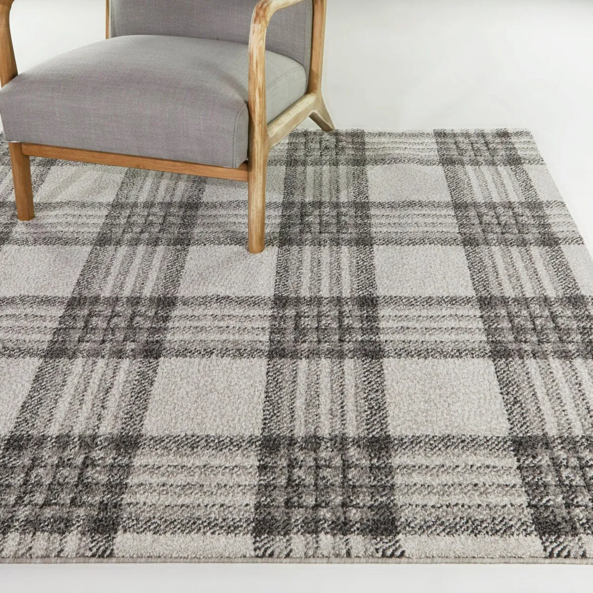 Monte Classic Plaid Area Rug