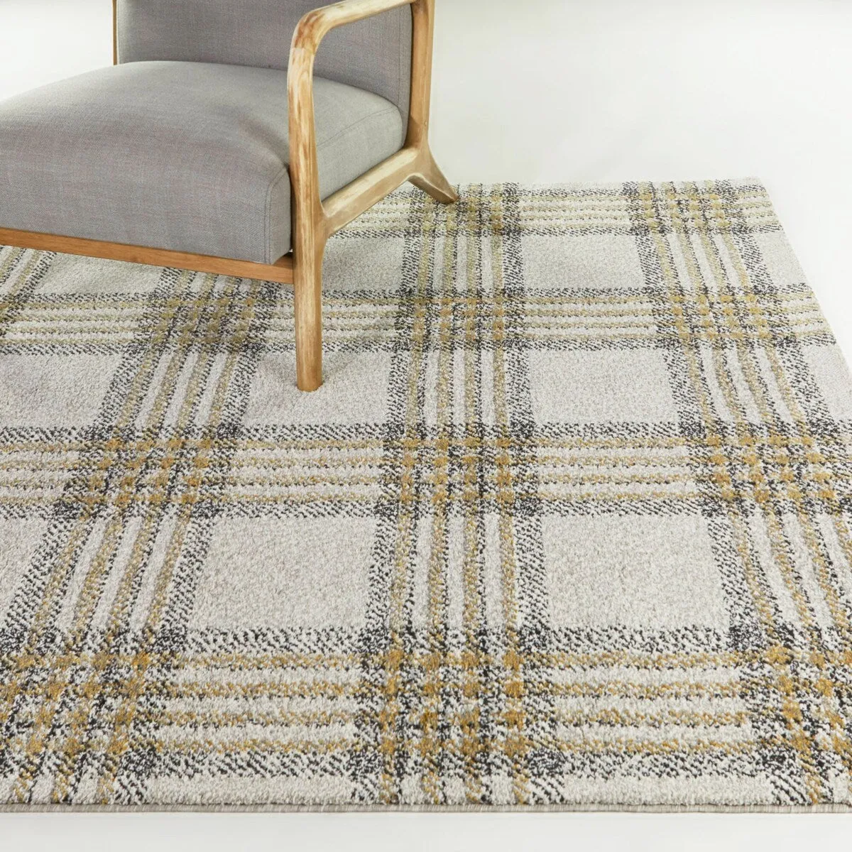 Monte Classic Plaid Area Rug