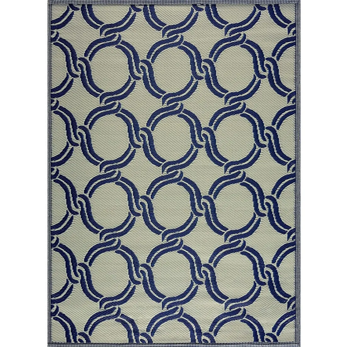 Mykonos Lightweight Reversible Recycled Plastic Outdoor Floor Mat/Rug