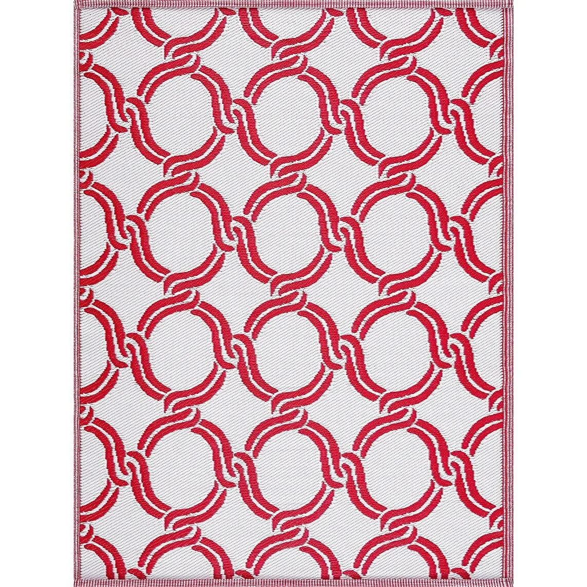 Mykonos Lightweight Reversible Recycled Plastic Outdoor Floor Mat/Rug