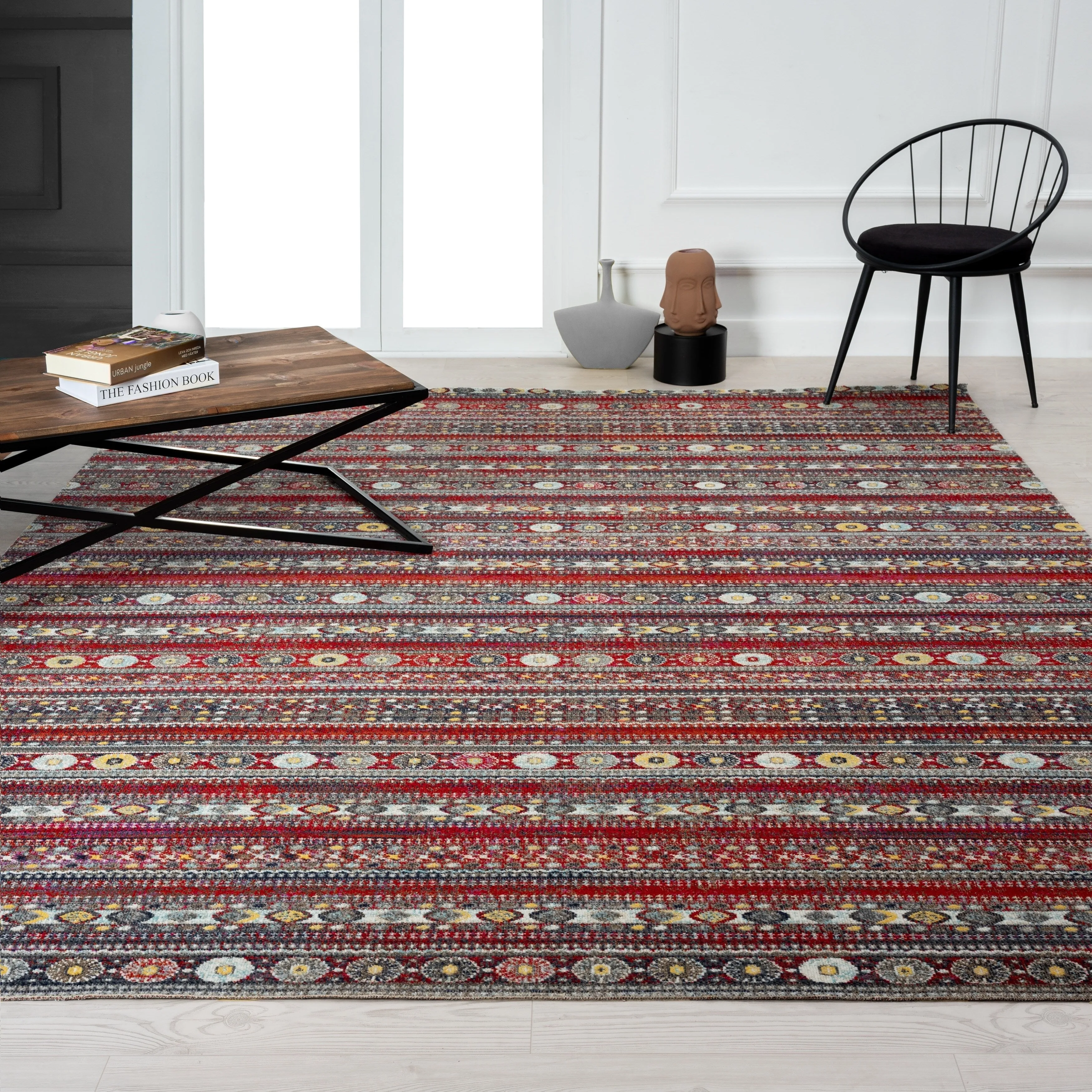 N Natori 24-Seven Outdoor/Indoor Tribal Southwestern Area Rug