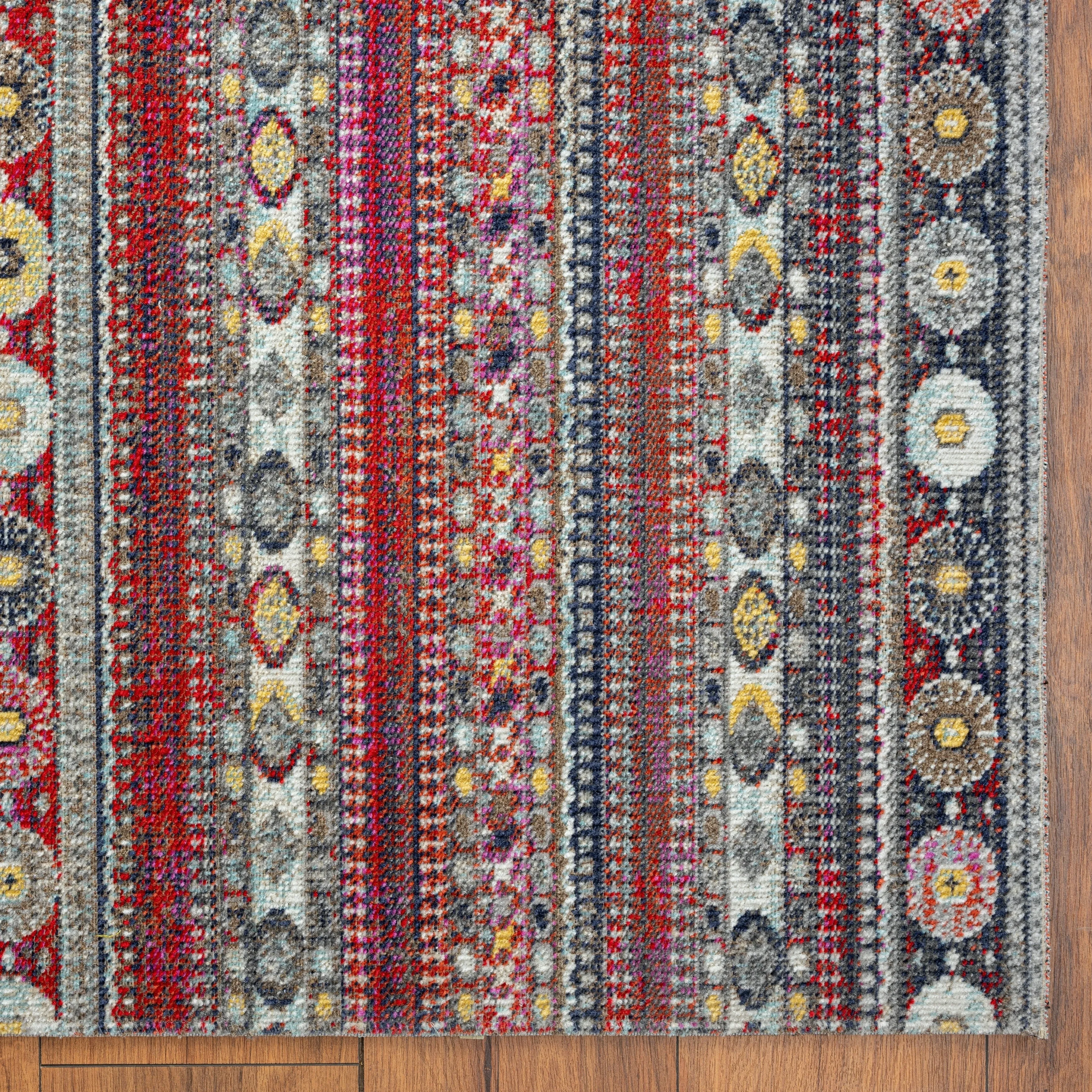 N Natori 24-Seven Outdoor/Indoor Tribal Southwestern Area Rug