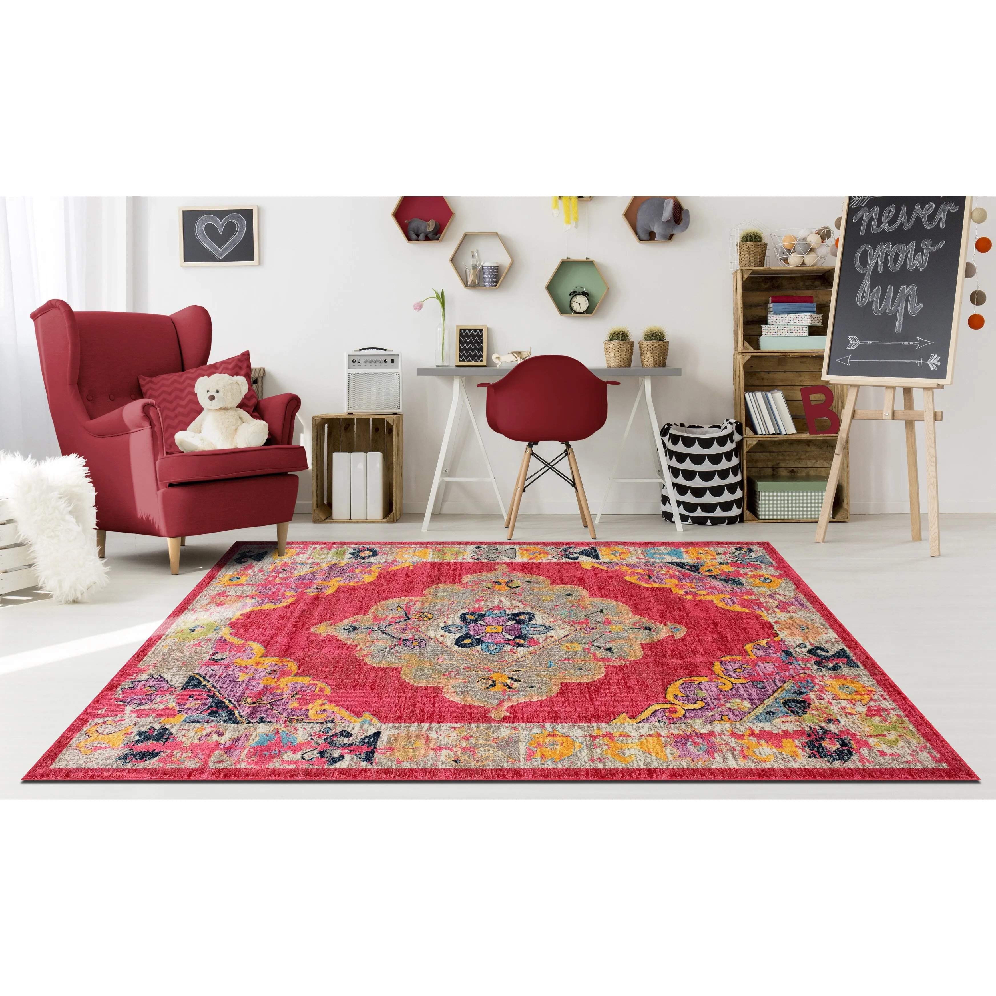 Noori Rug Sapphire Distressed Jerilyn Rug