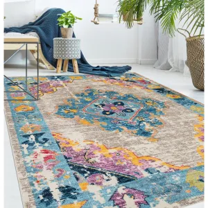Noori Rug Sapphire Distressed Jerilyn Rug