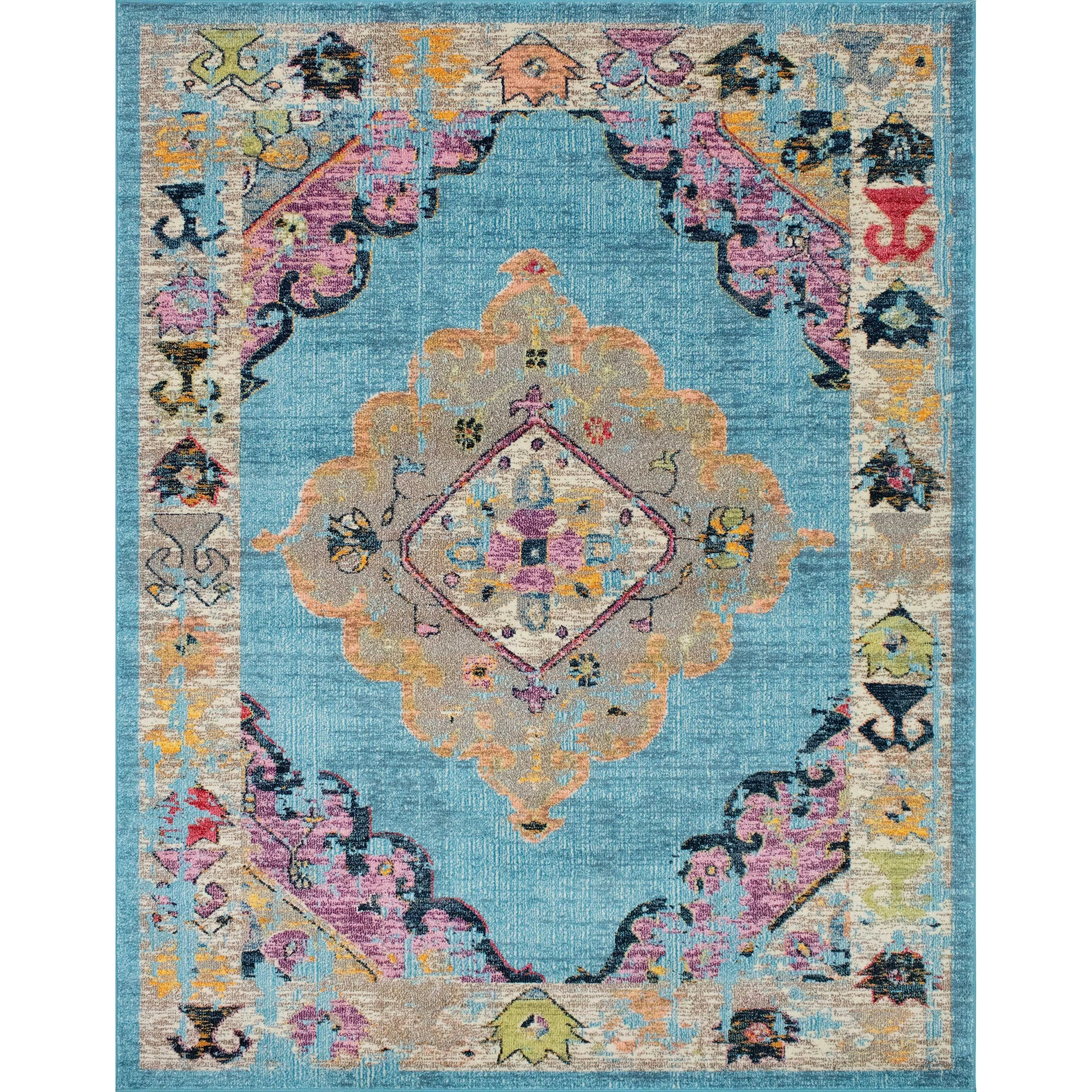 Noori Rug Sapphire Distressed Jerilyn Rug