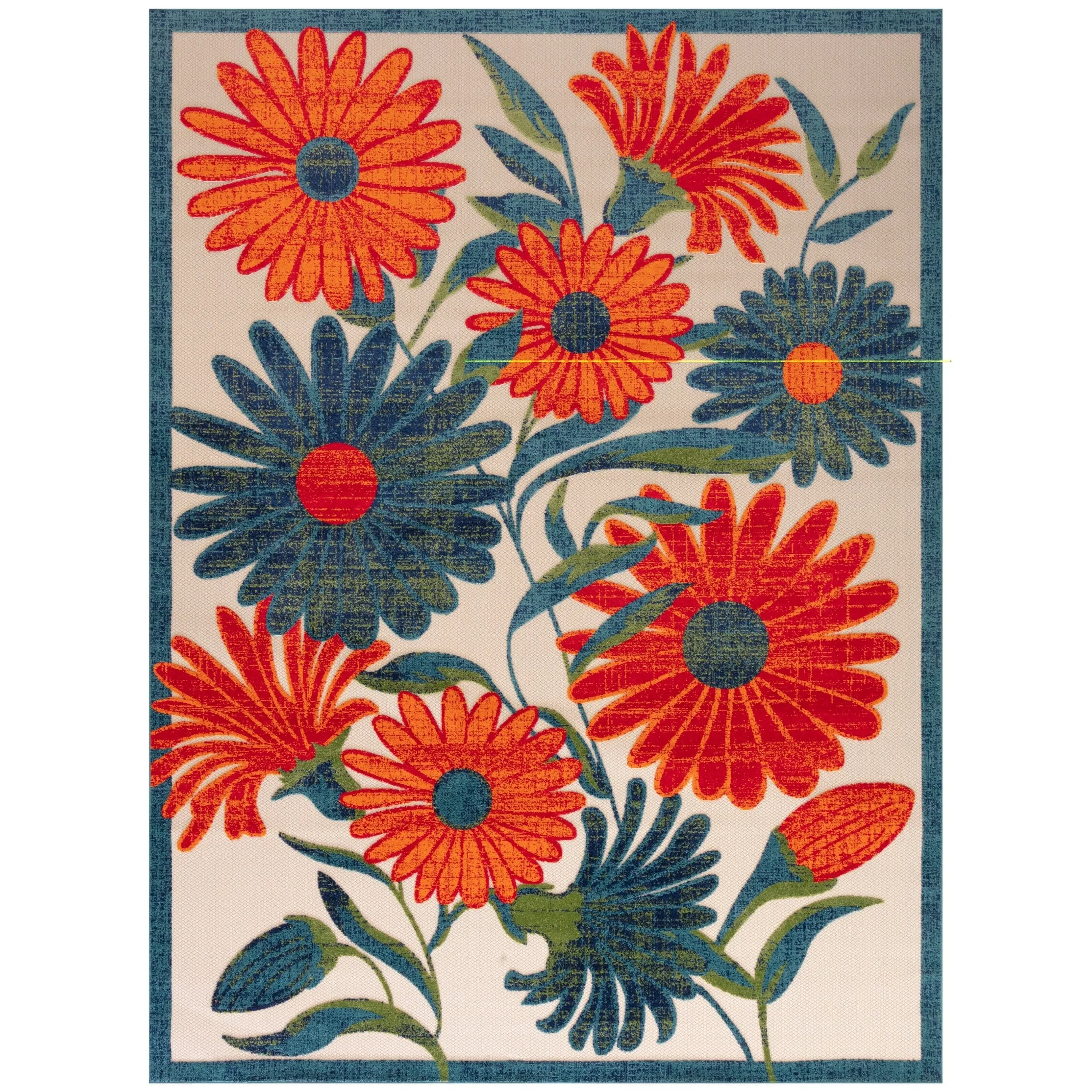 Nourison Alice Indoor/Outdoor Floral Area Rug.