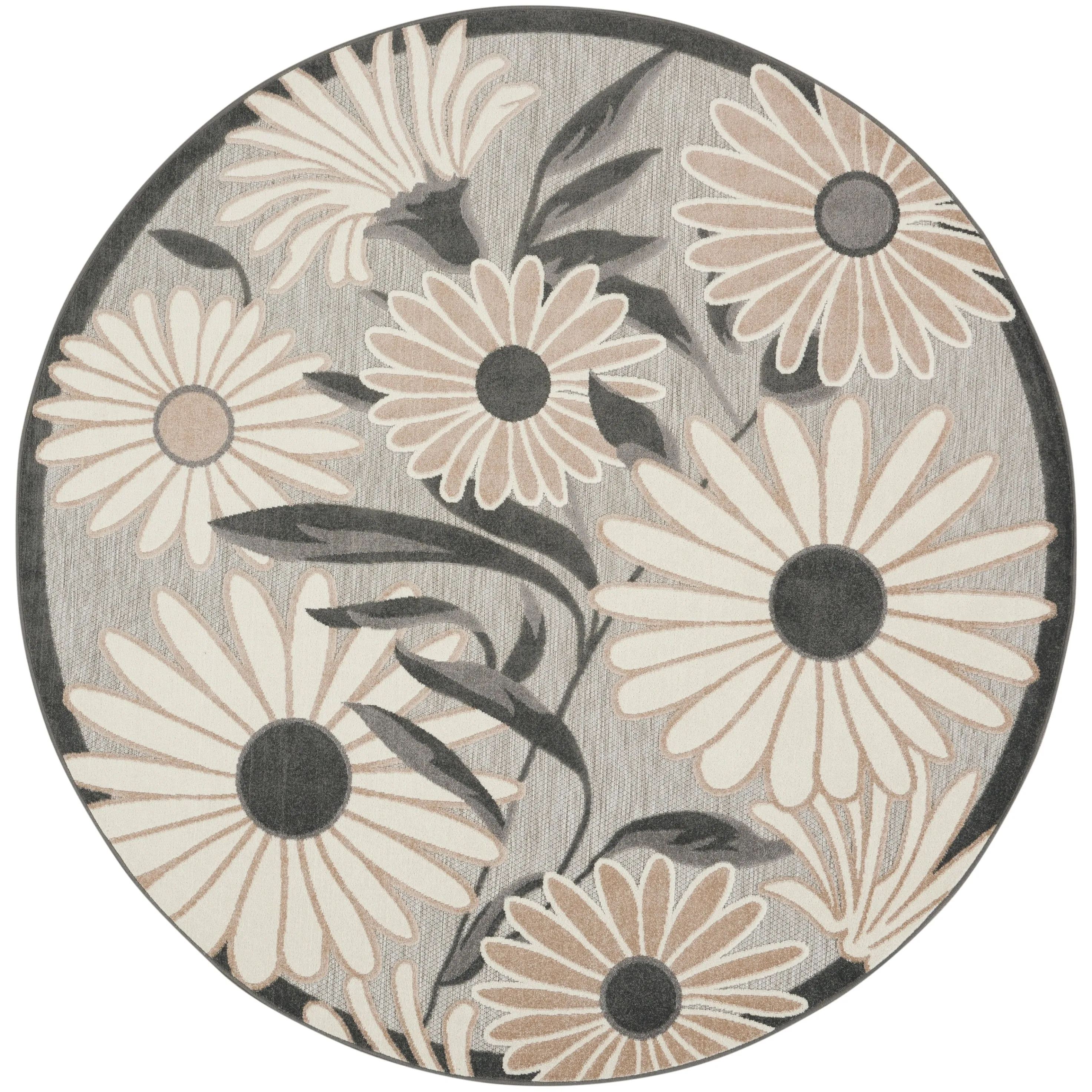 Nourison Alice Indoor/Outdoor Floral Area Rug.