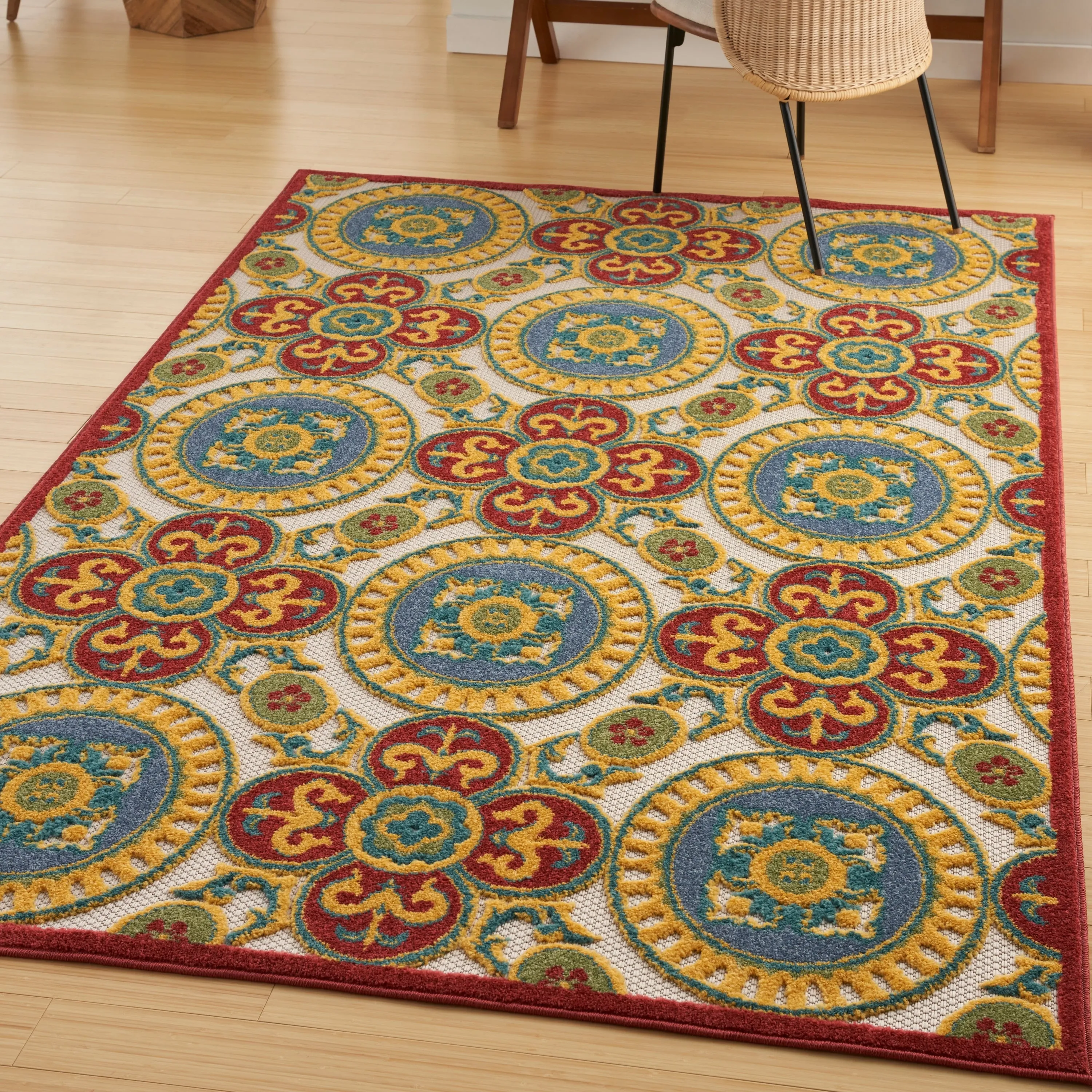 Nourison Aloha Indoor/outdoor Geometric Area Rug