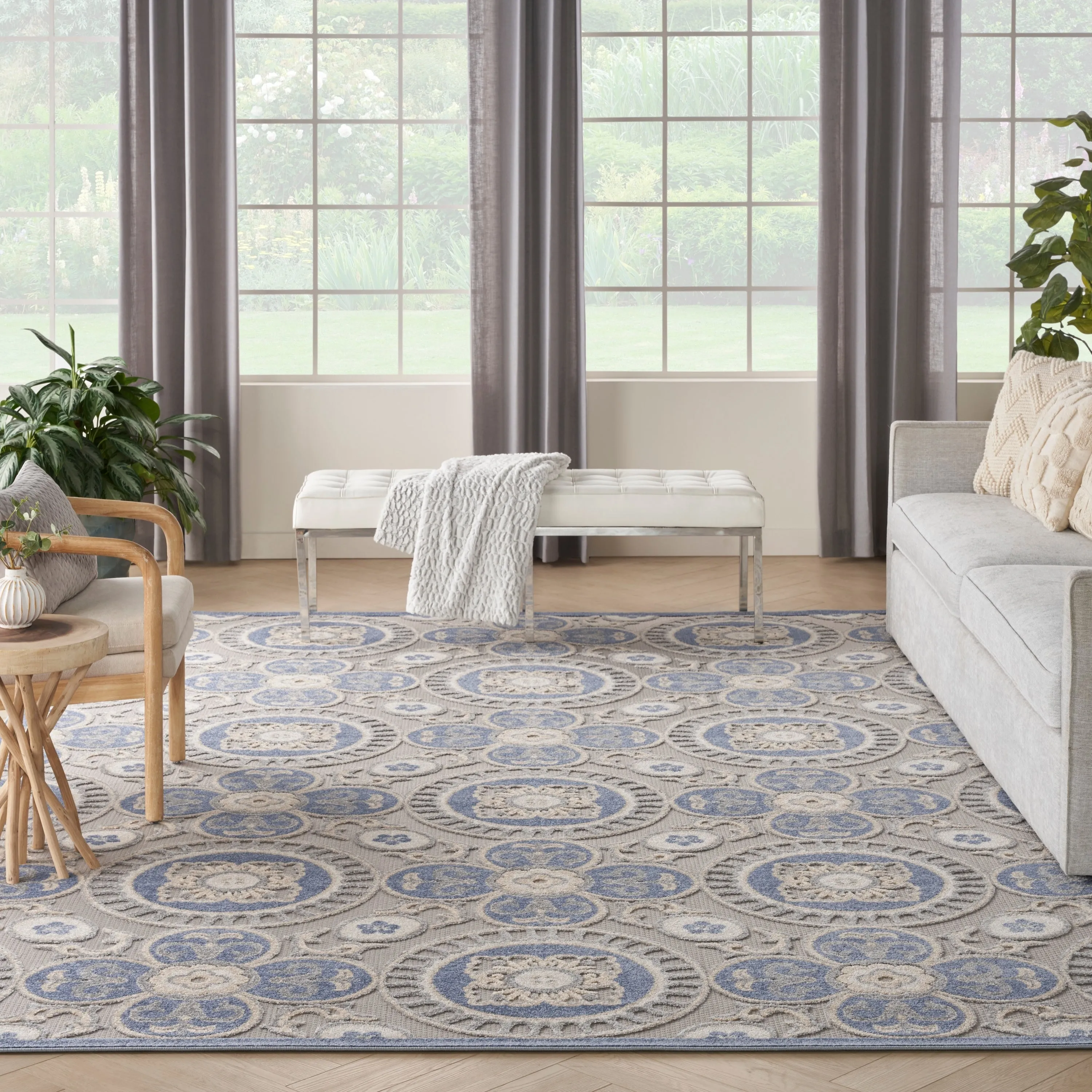 Nourison Aloha Indoor/outdoor Geometric Area Rug