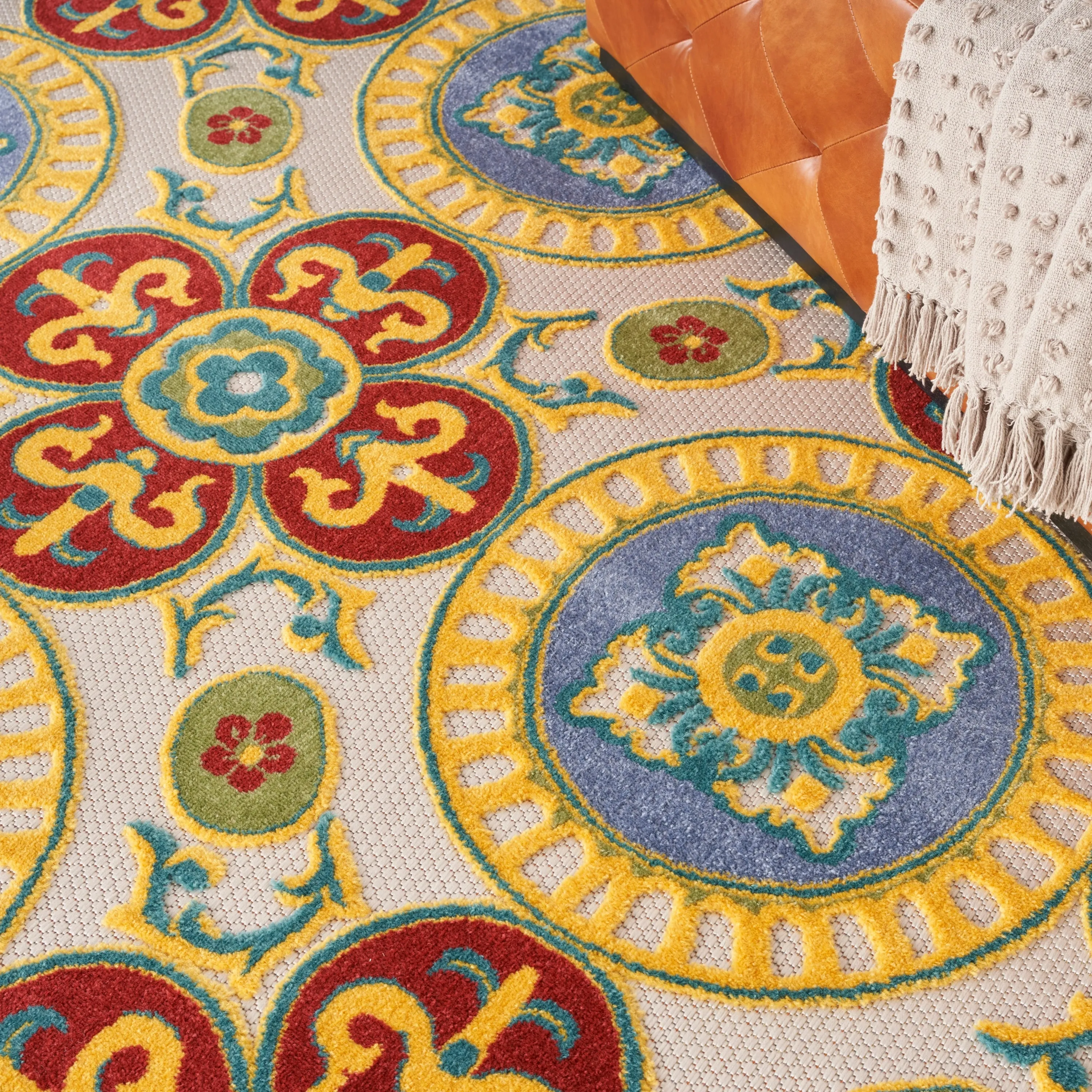 Nourison Aloha Indoor/outdoor Geometric Area Rug
