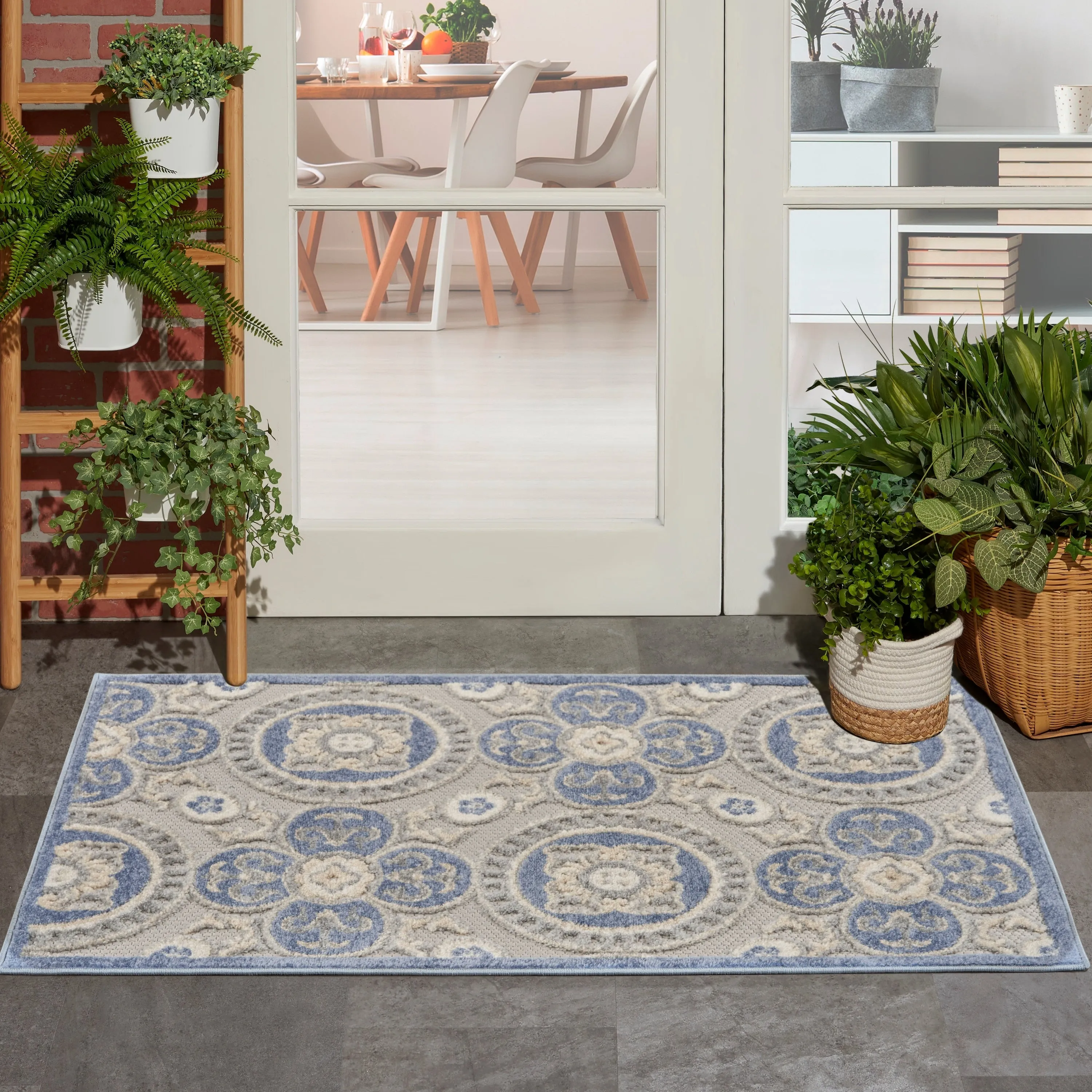 Nourison Aloha Indoor/outdoor Geometric Area Rug