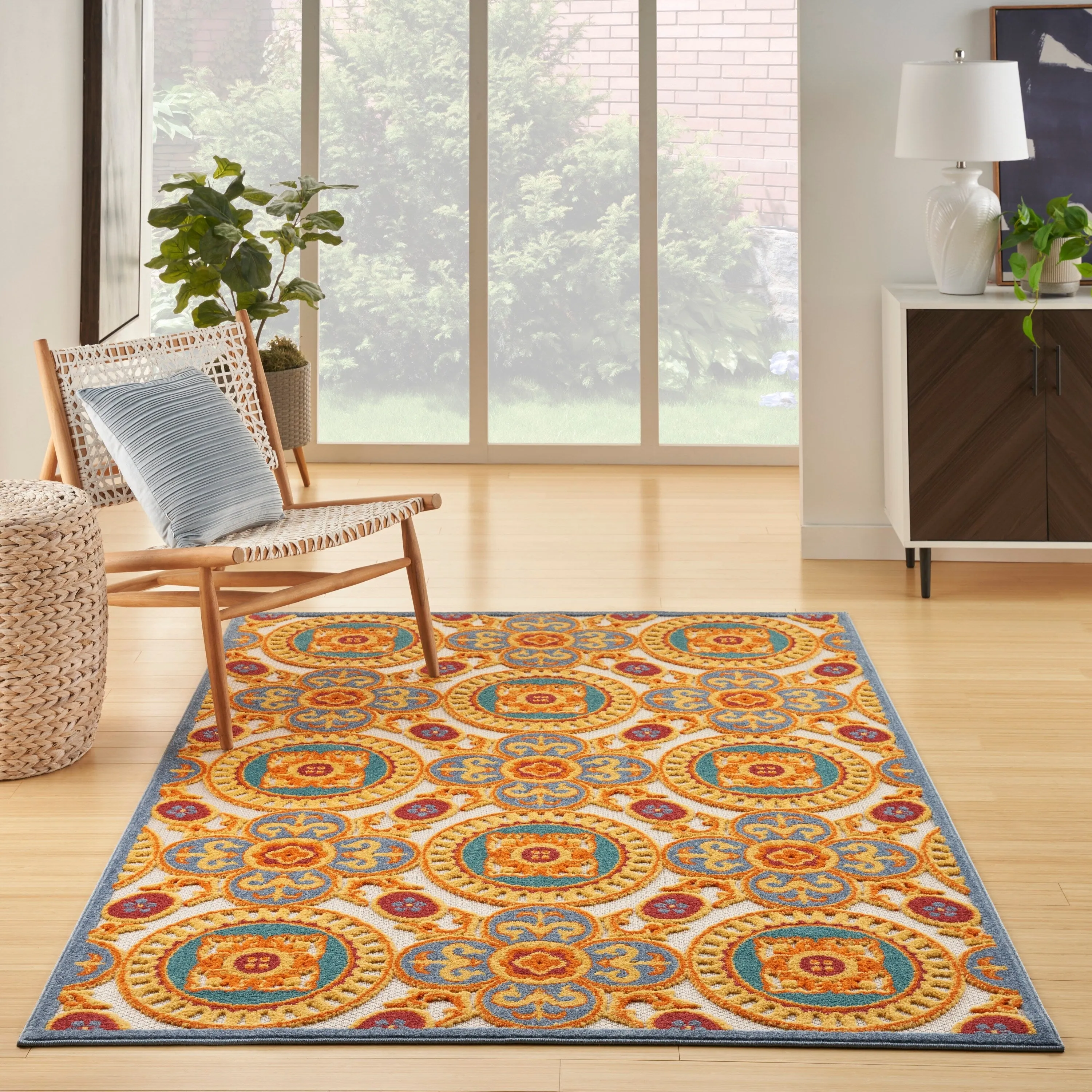 Nourison Aloha Indoor/outdoor Geometric Area Rug