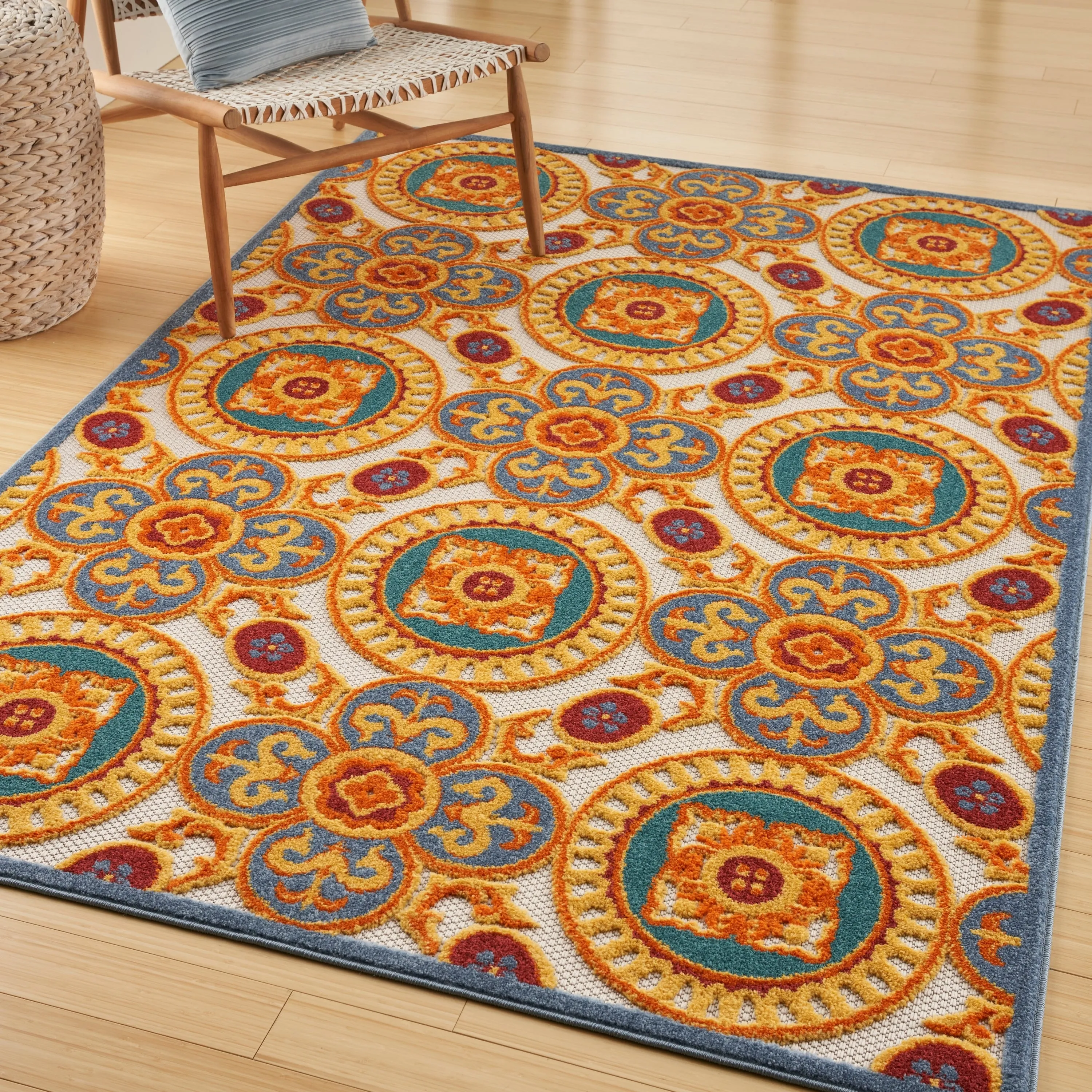 Nourison Aloha Indoor/outdoor Geometric Area Rug