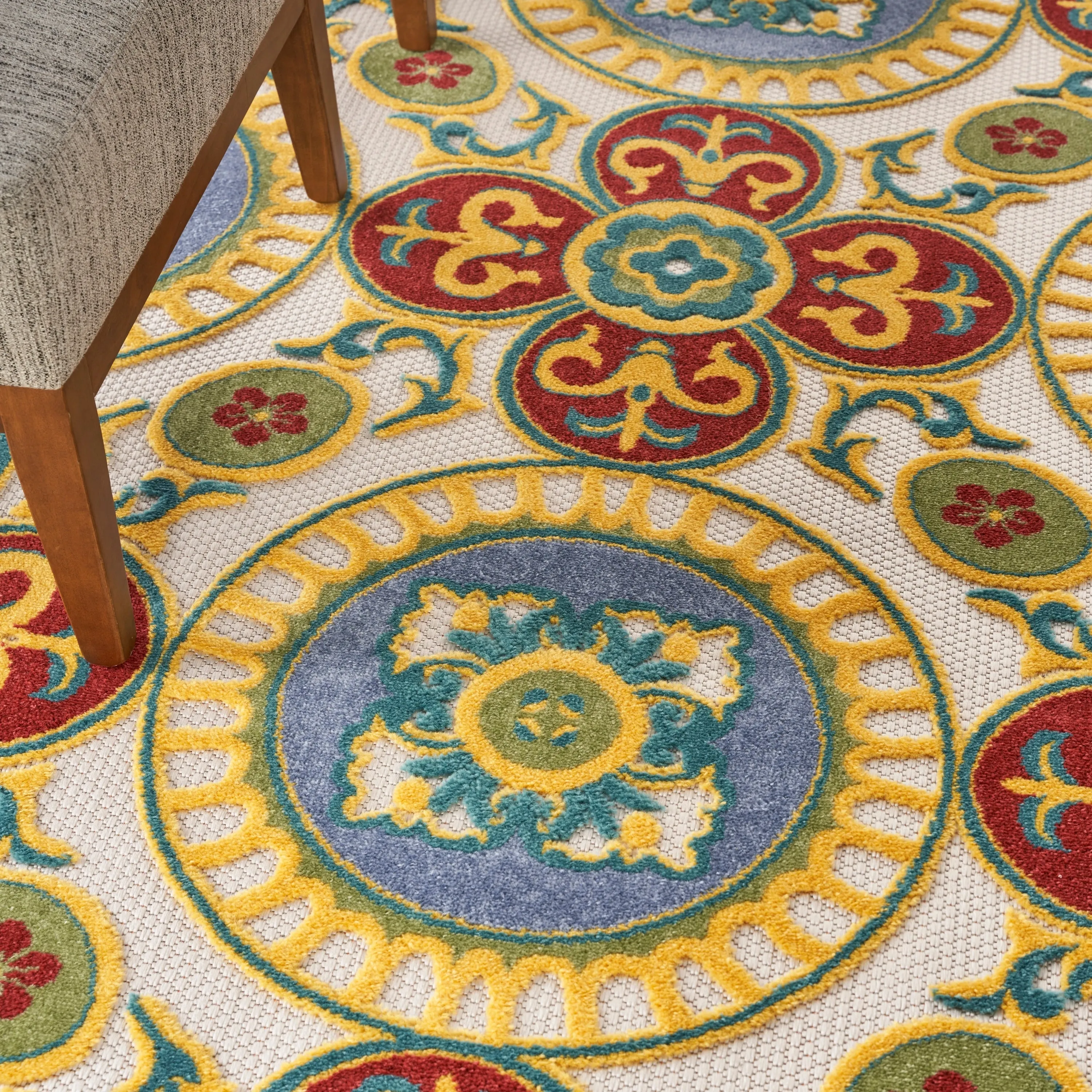 Nourison Aloha Indoor/outdoor Geometric Area Rug