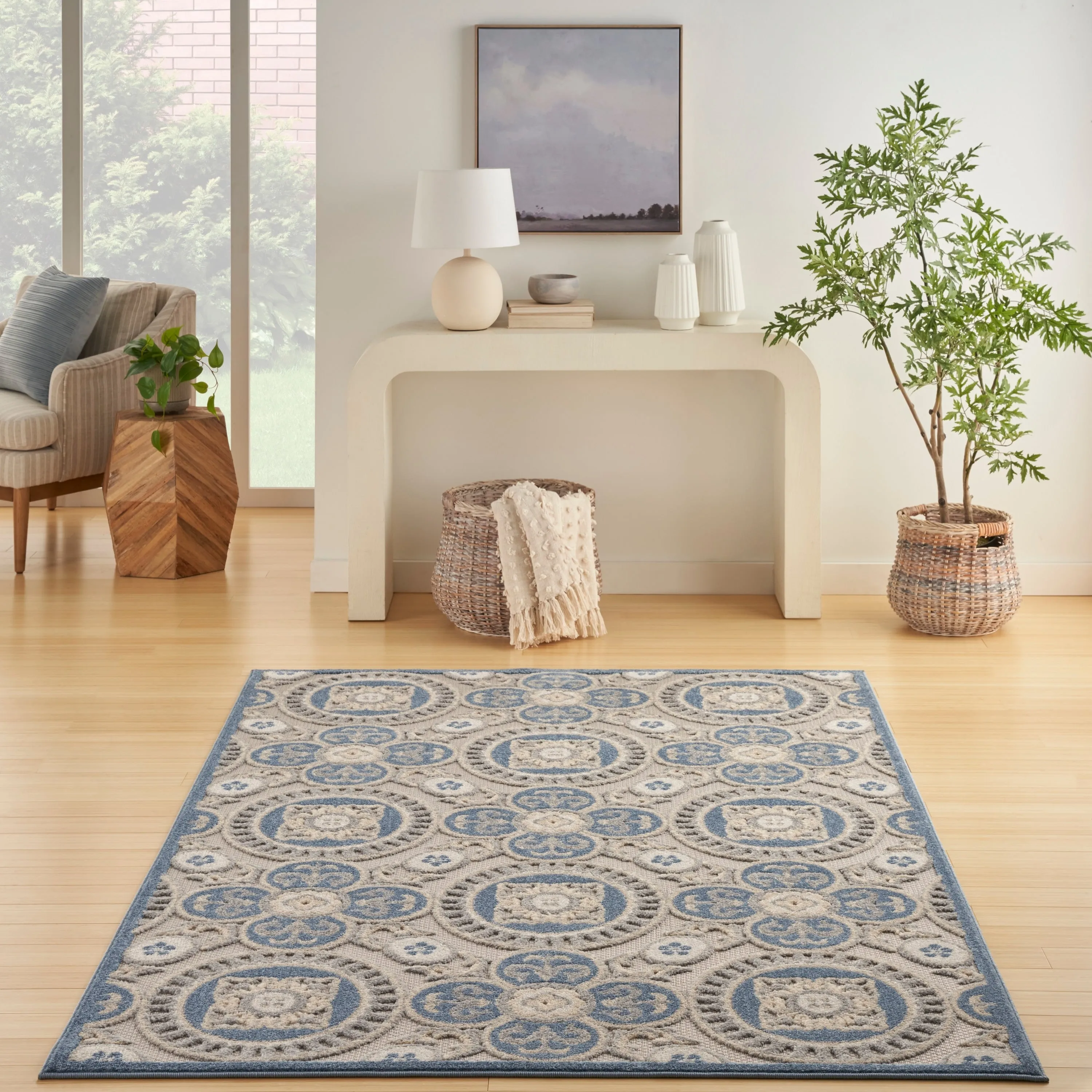 Nourison Aloha Indoor/outdoor Geometric Area Rug