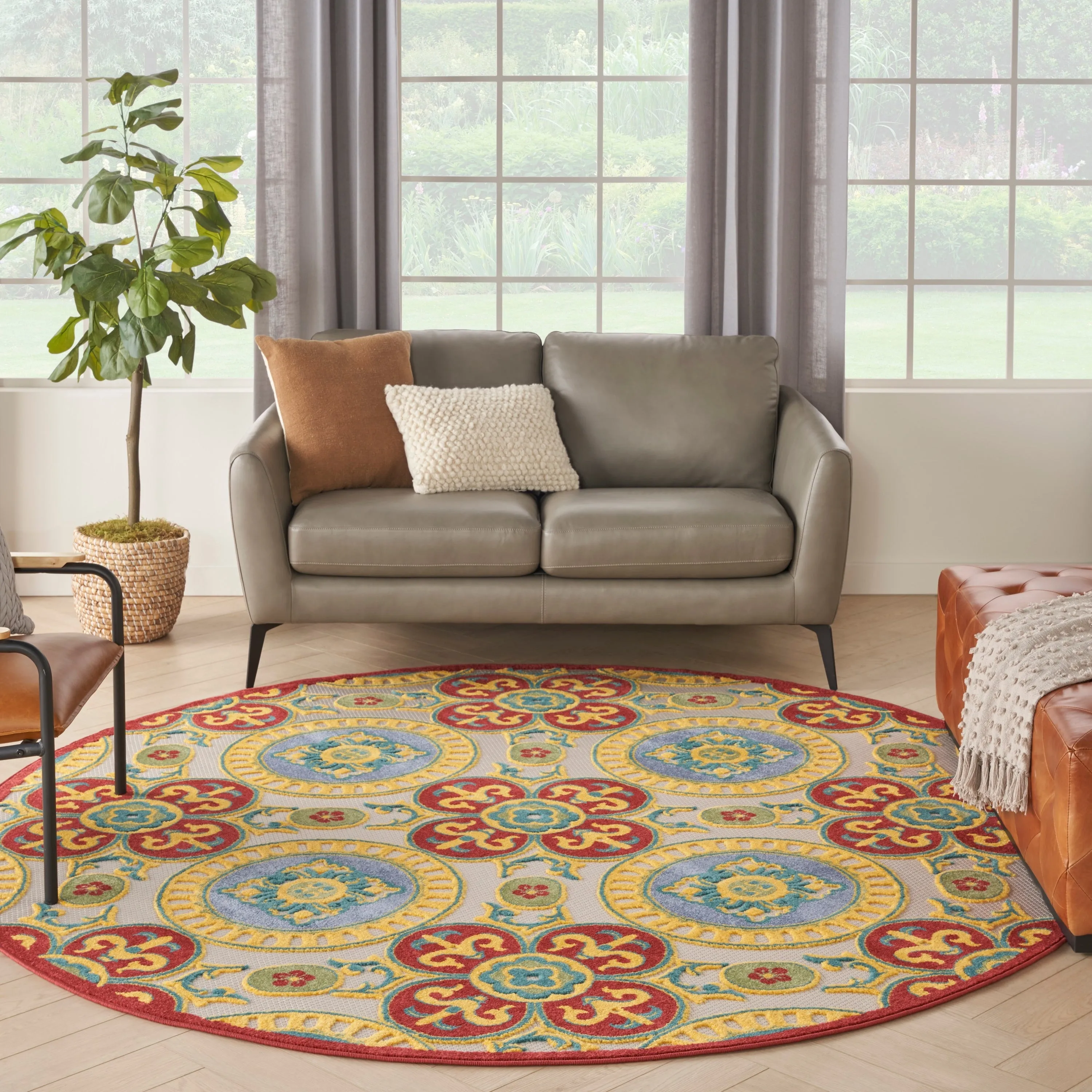 Nourison Aloha Indoor/outdoor Geometric Area Rug