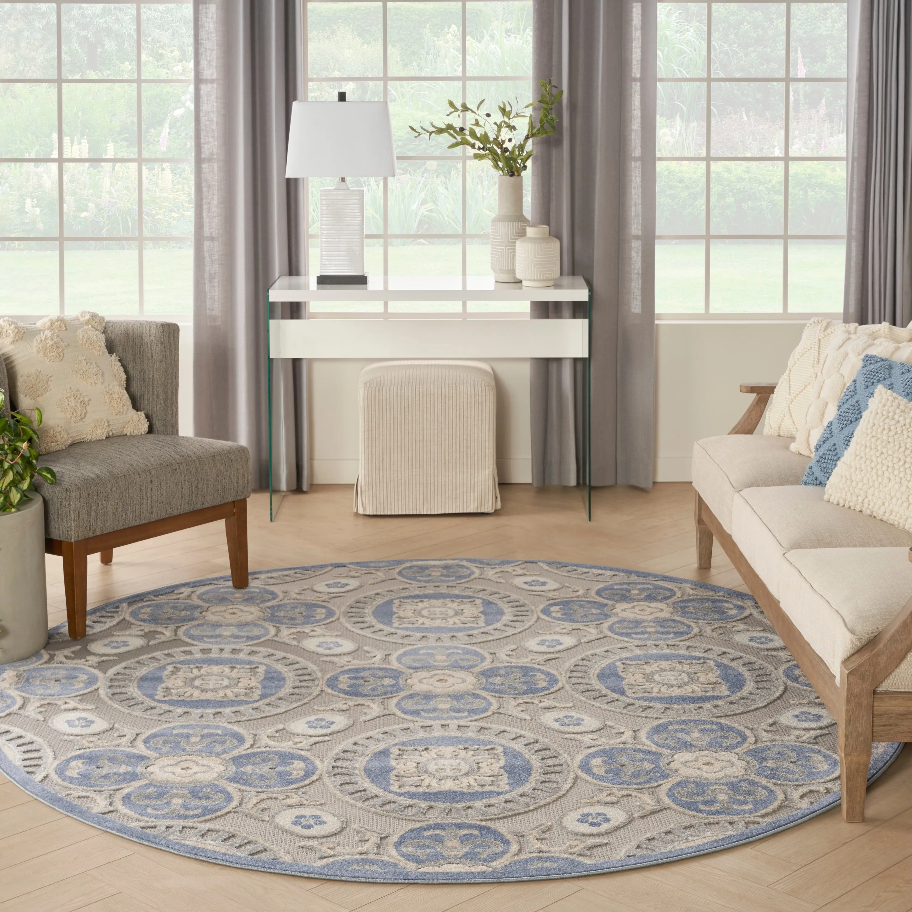 Nourison Aloha Indoor/outdoor Geometric Area Rug