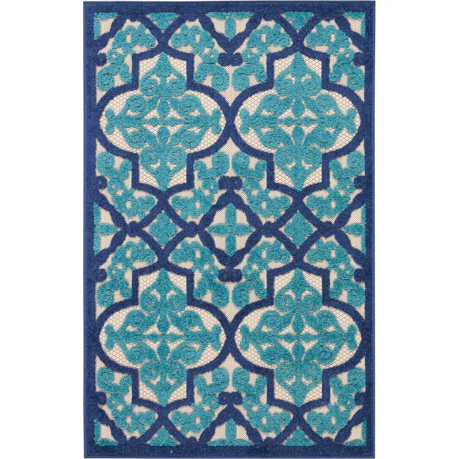 Nourison Aloha Indoor/Outdoor Geometric Area Rug