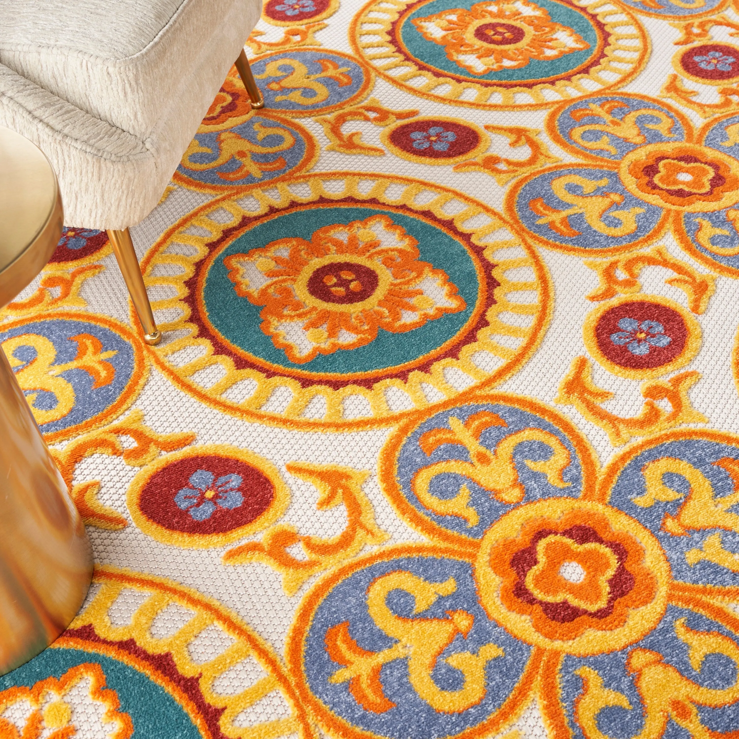Nourison Aloha Indoor/outdoor Geometric Area Rug