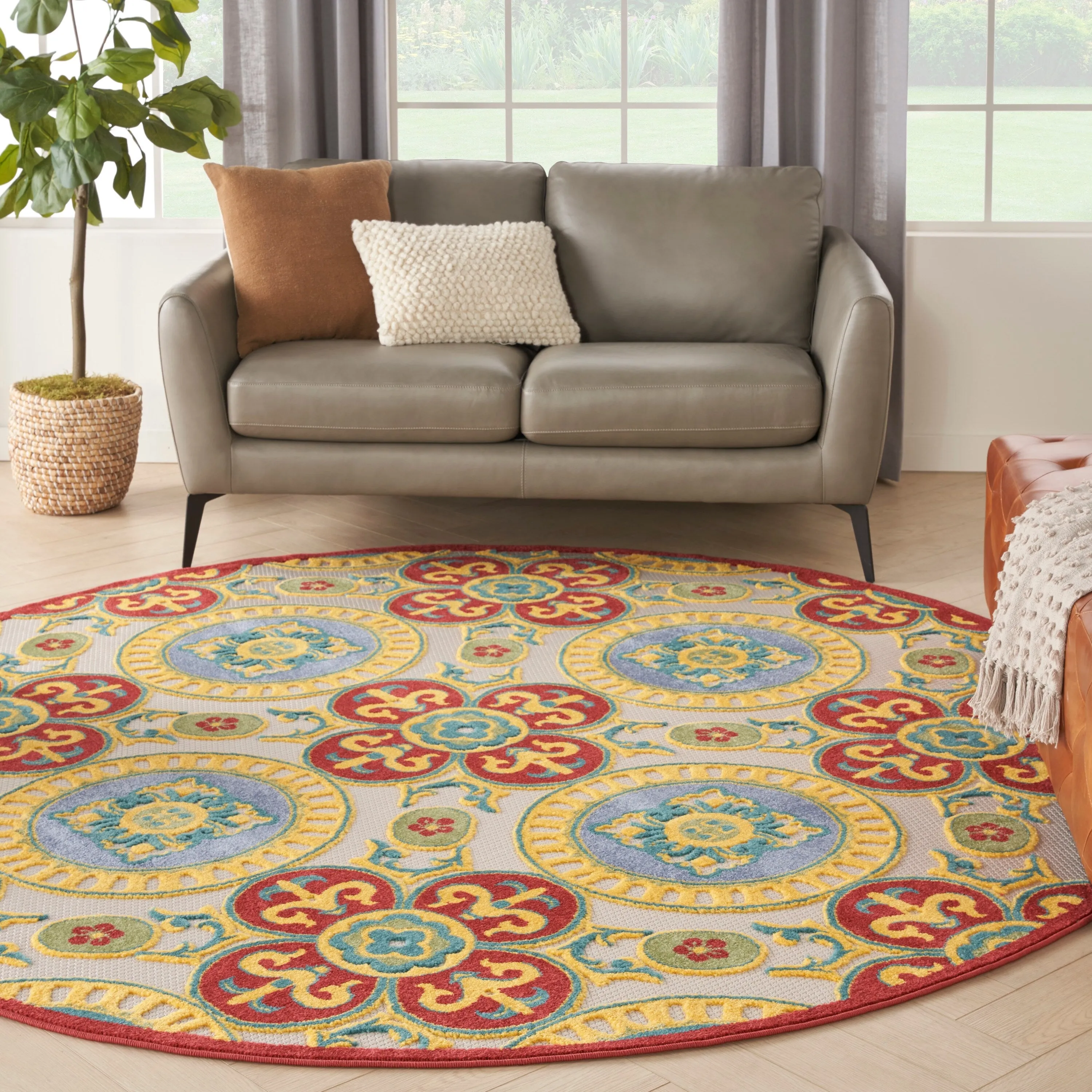 Nourison Aloha Indoor/outdoor Geometric Area Rug