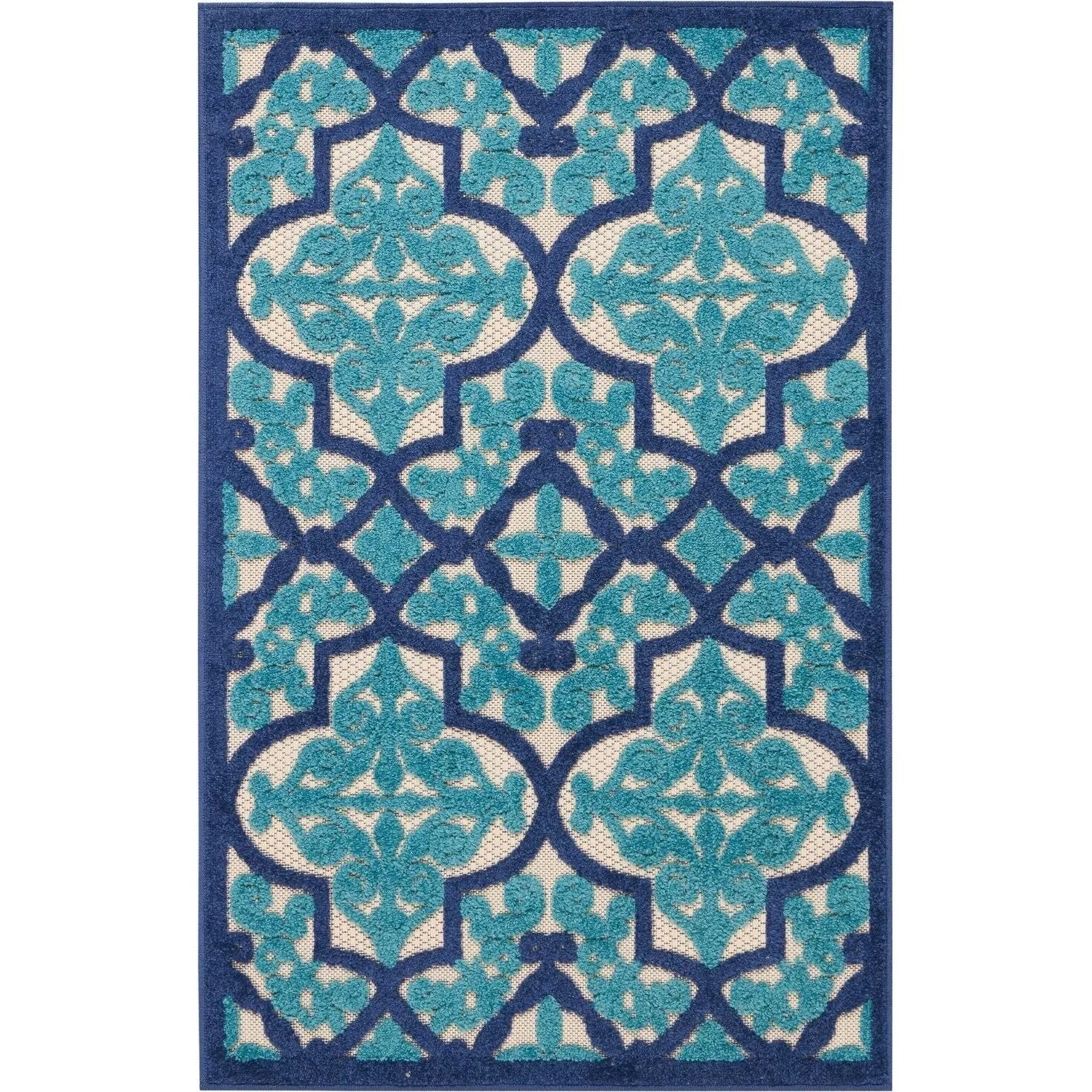 Nourison Aloha Indoor/Outdoor Geometric Area Rug