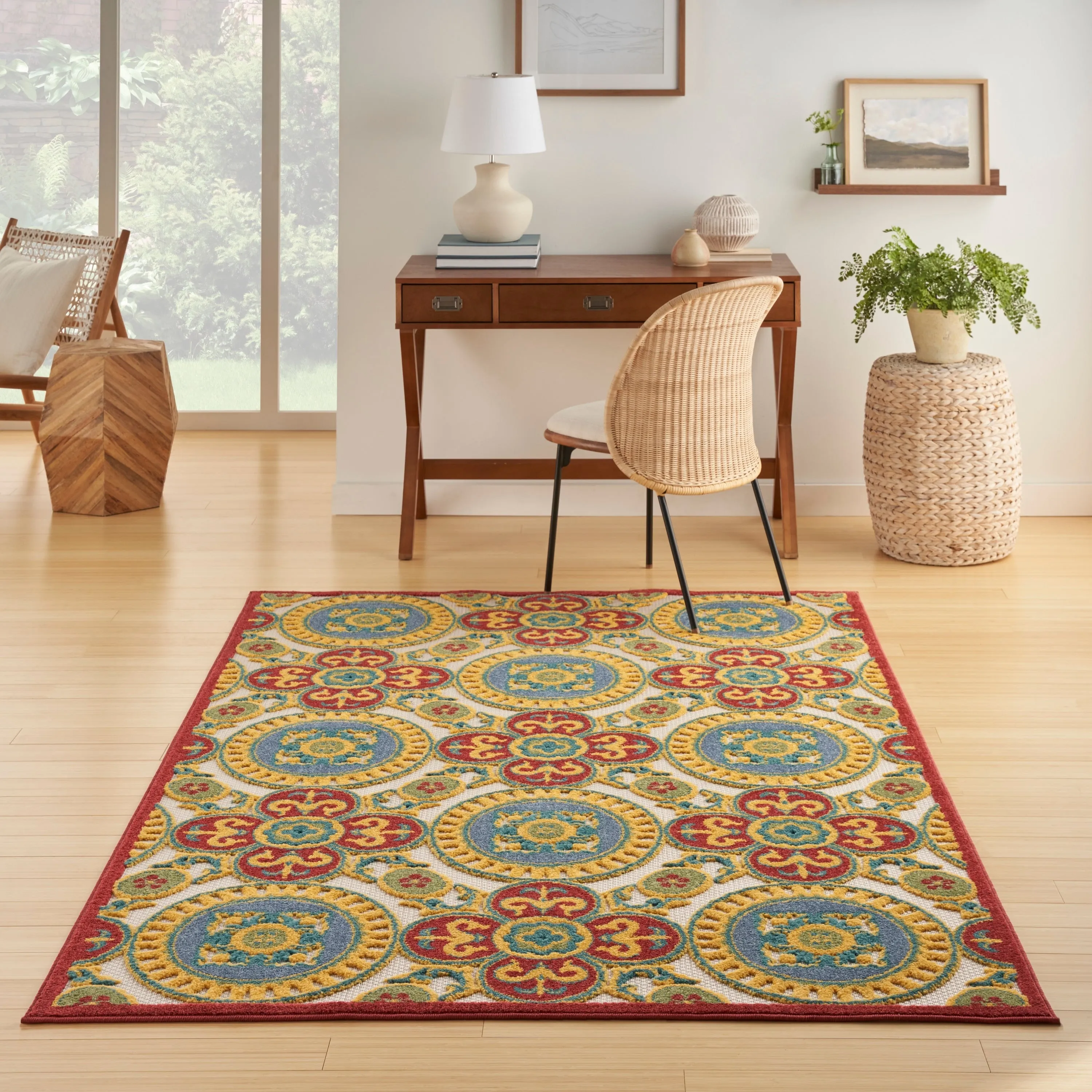 Nourison Aloha Indoor/outdoor Geometric Area Rug