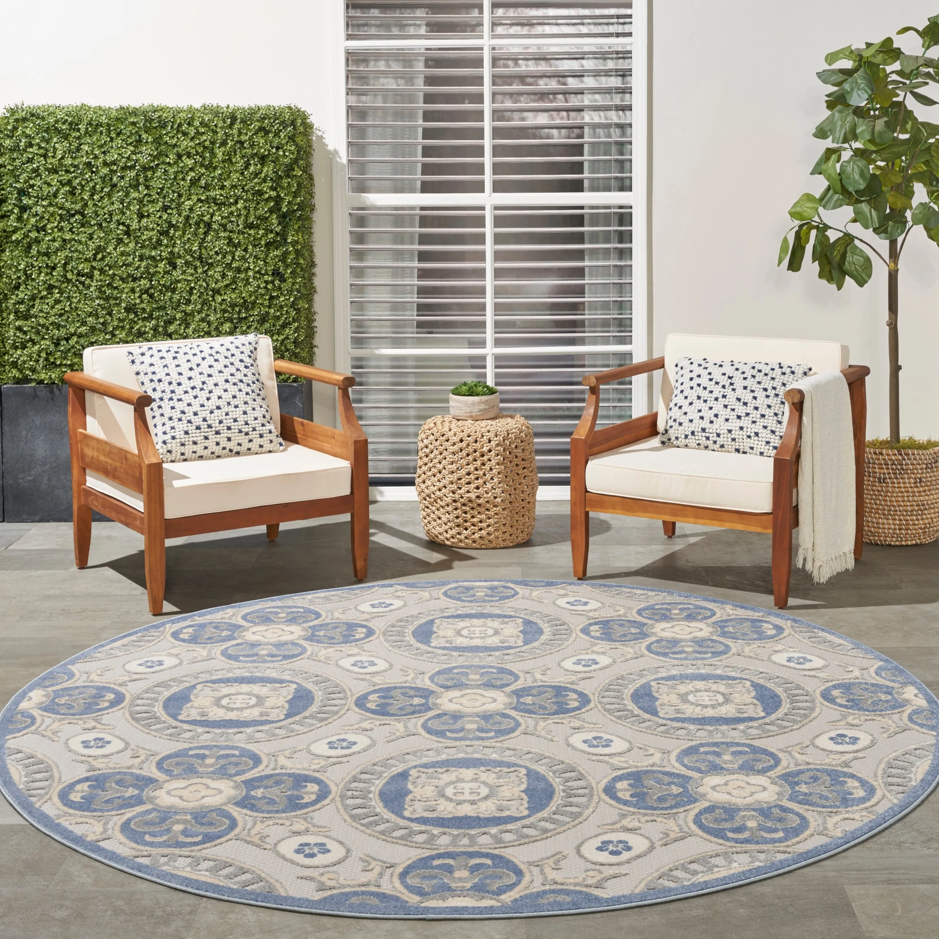 Nourison Aloha Indoor/outdoor Geometric Area Rug