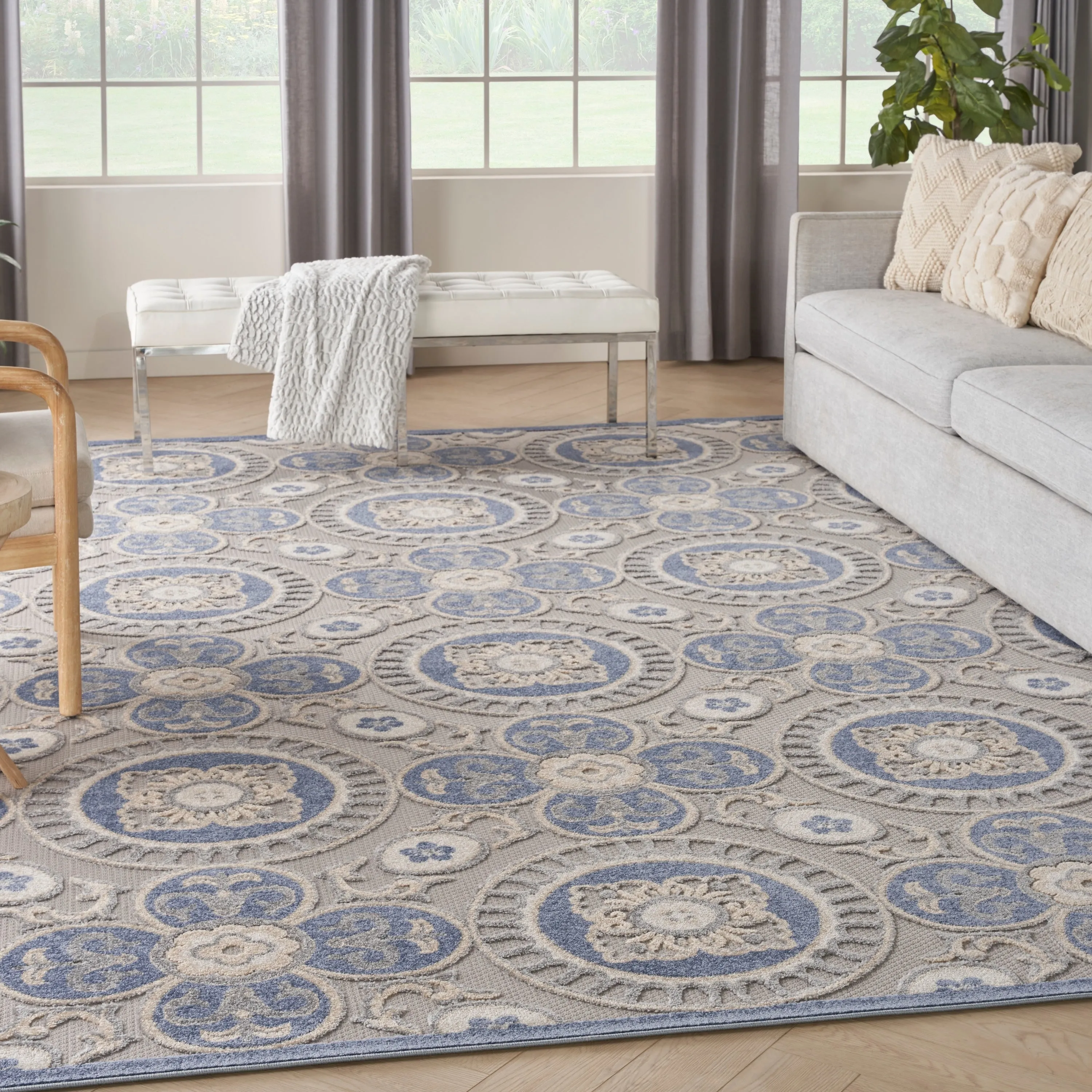 Nourison Aloha Indoor/outdoor Geometric Area Rug