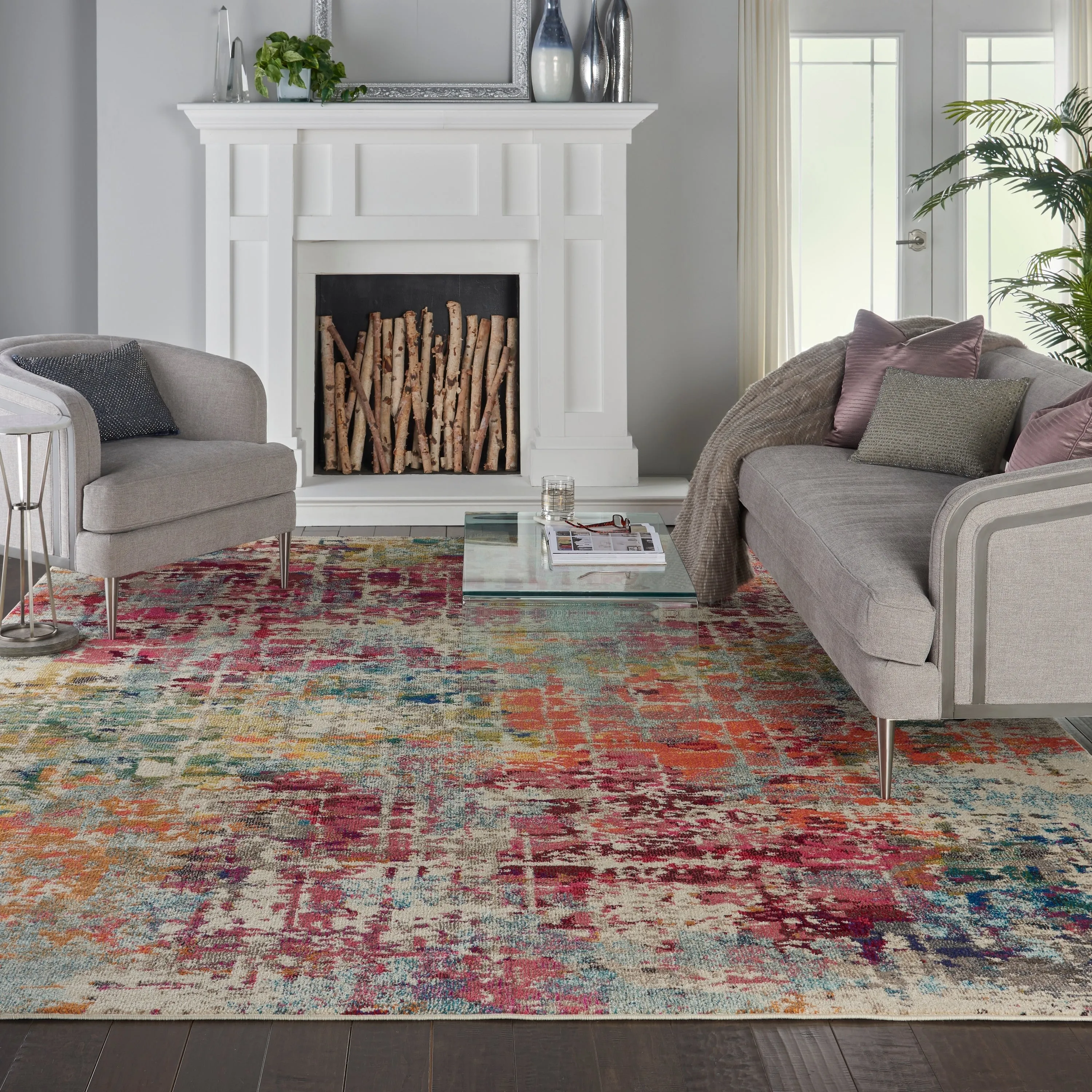 Nourison Celestial Abstract Modern Area Rug