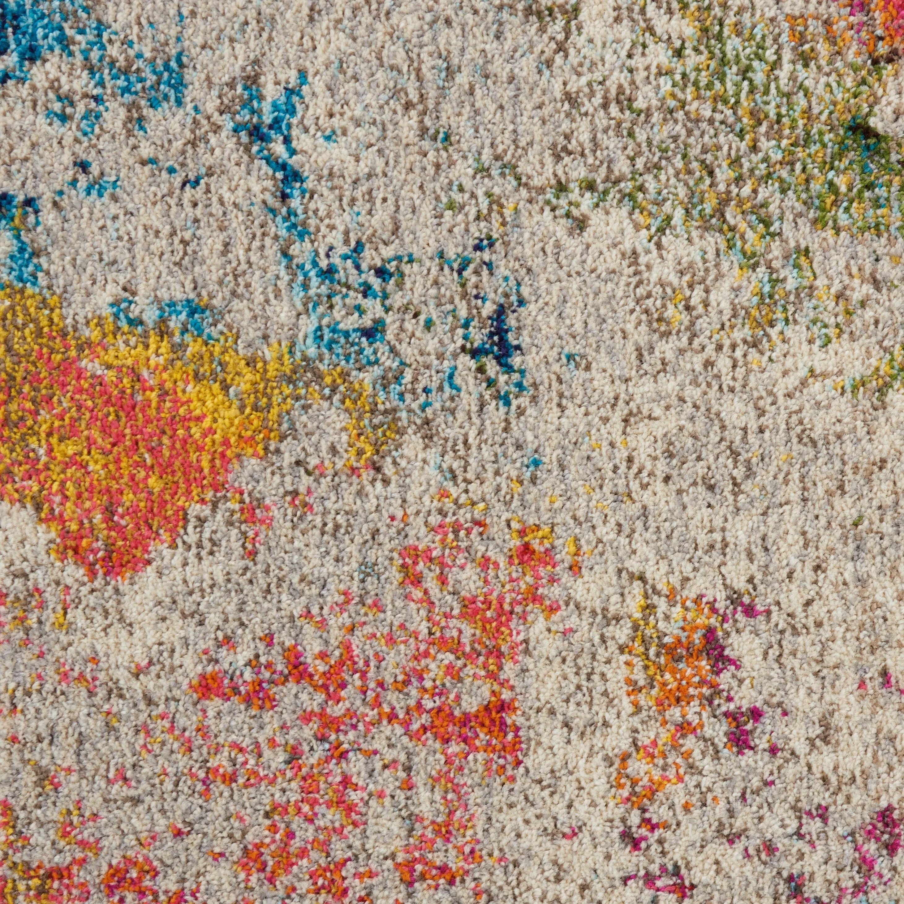 Nourison Celestial Modern Abstract Multicolor Area Rug